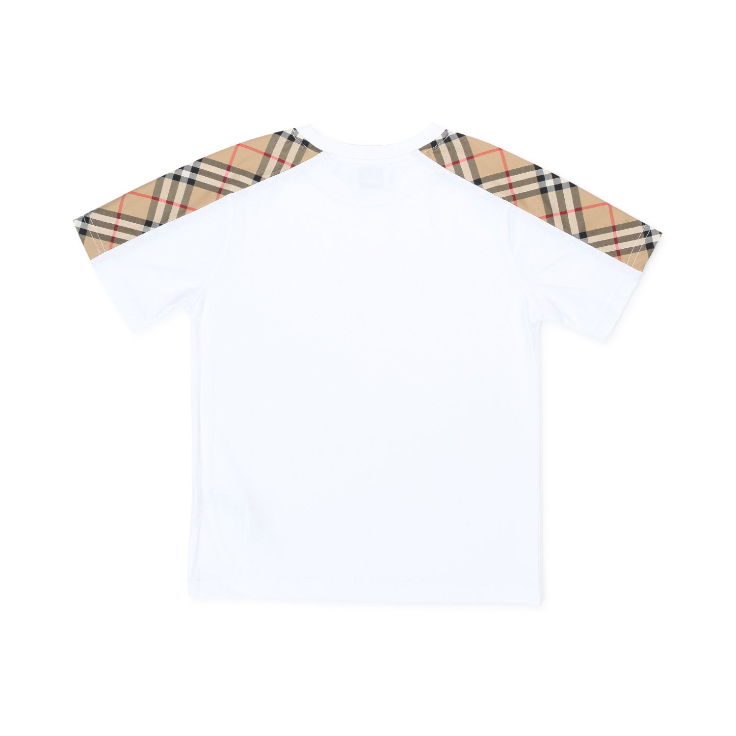 T-SHIRT UNISEX BIANCA E TARTAN JR E TEEN - annameglio.com abbigliamento moda
