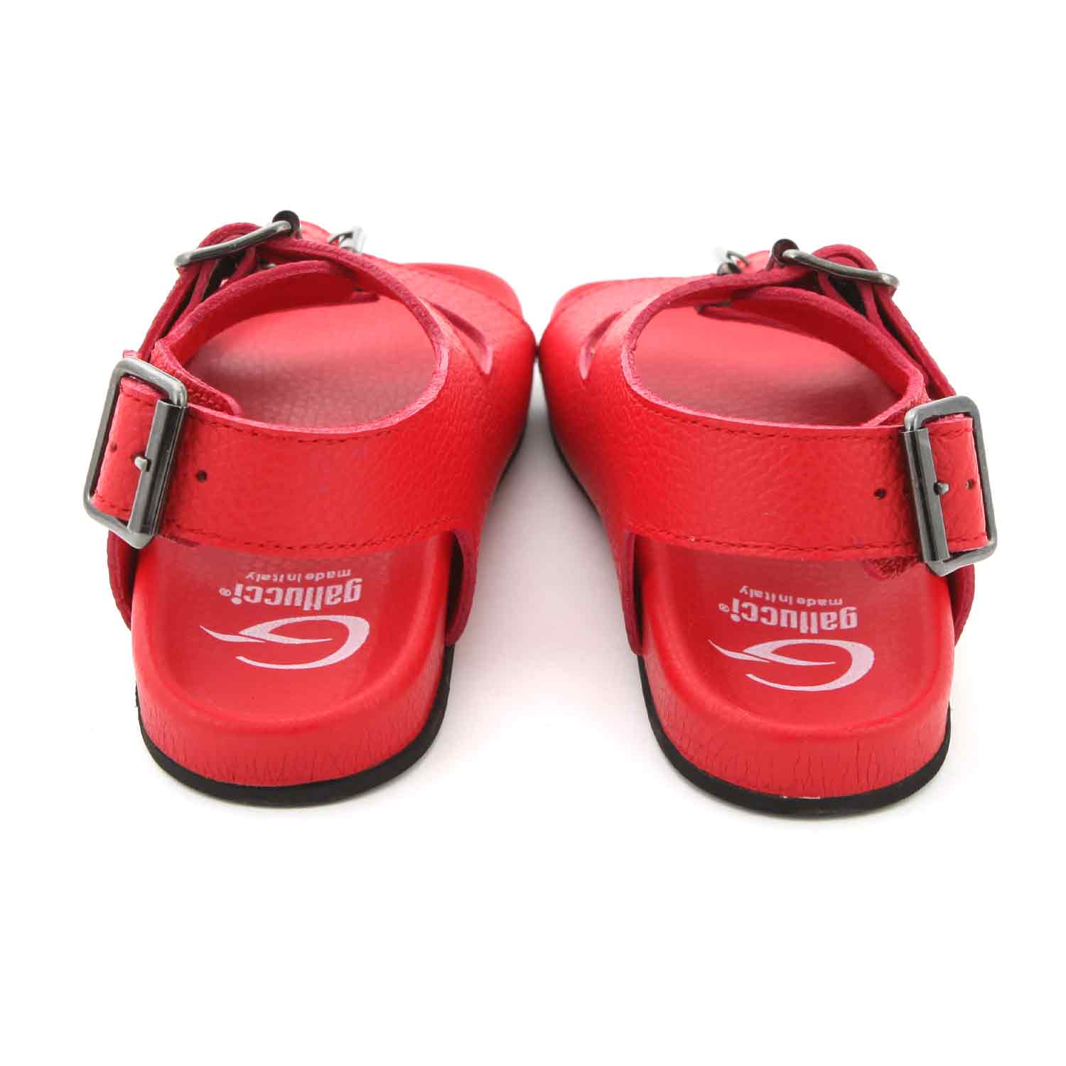 SANDALI UNISEX ROSSI IN PELLE JR E TEEN - annameglio.com abbigliamento moda