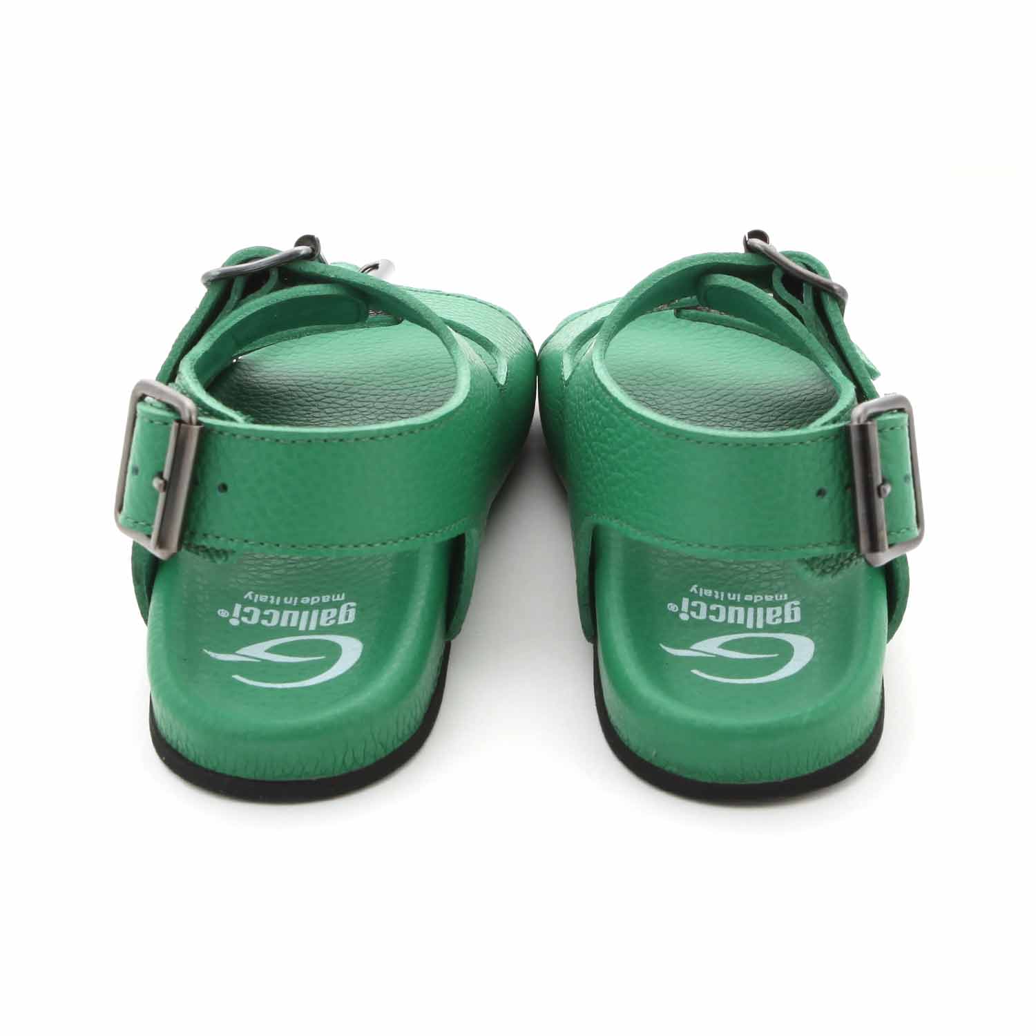 SANDALI UNISEX VERDI IN PELLE JR E TEEN - annameglio.com abbigliamento moda