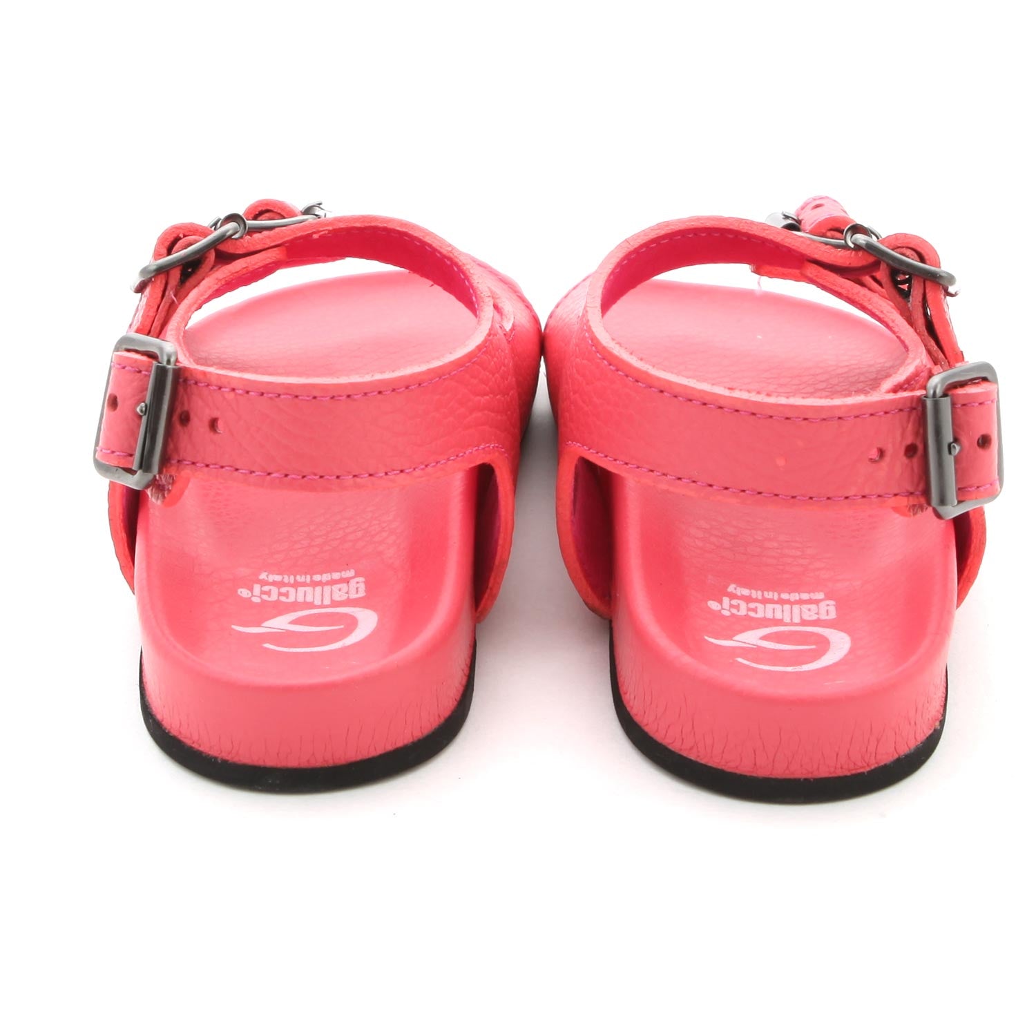 SANDALI ROSA SALMONE IN PELLE BABY UNISEX - annameglio.com abbigliamento moda