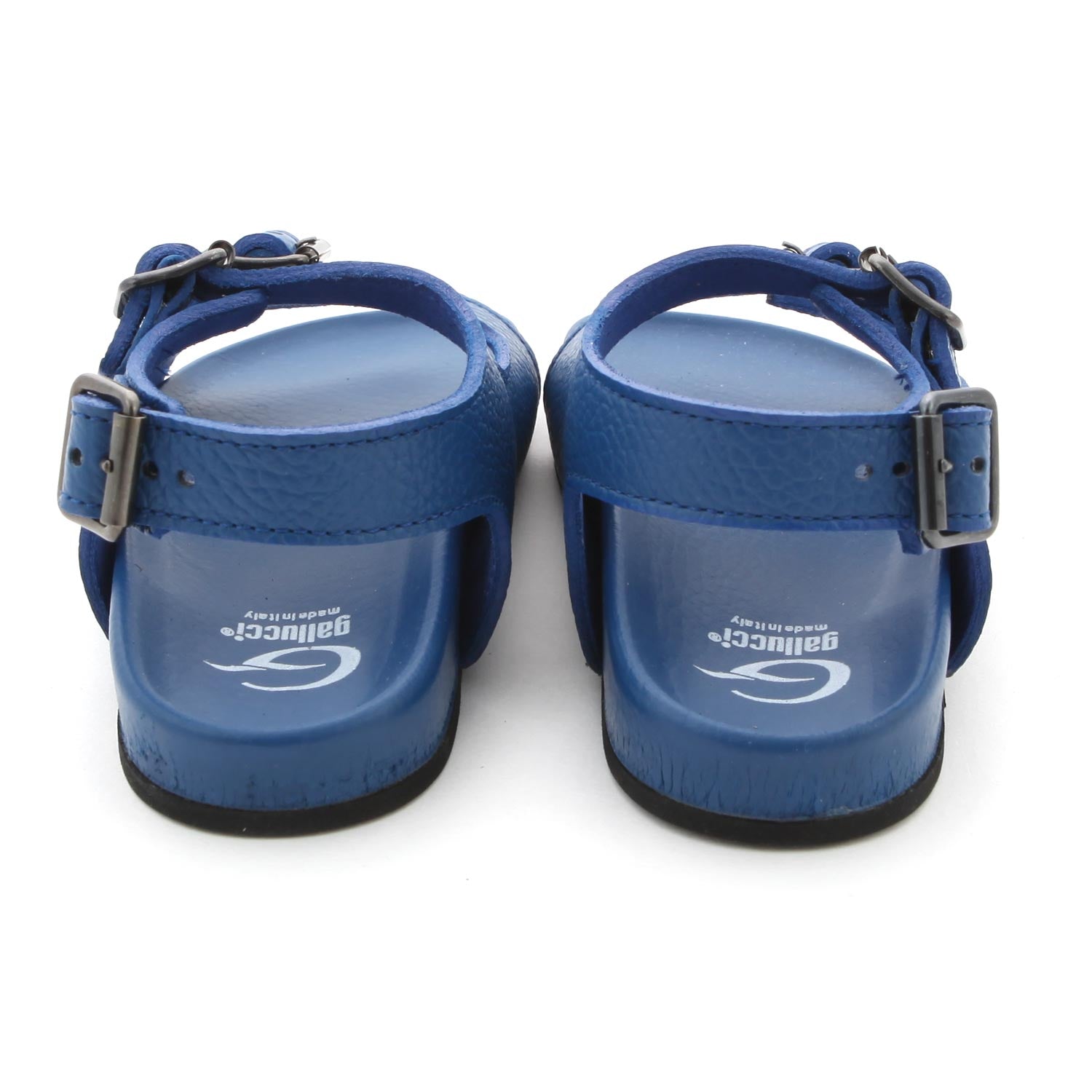 SANDALI BLU POLVERE IN PELLE BABY UNISEX - annameglio.com abbigliamento moda