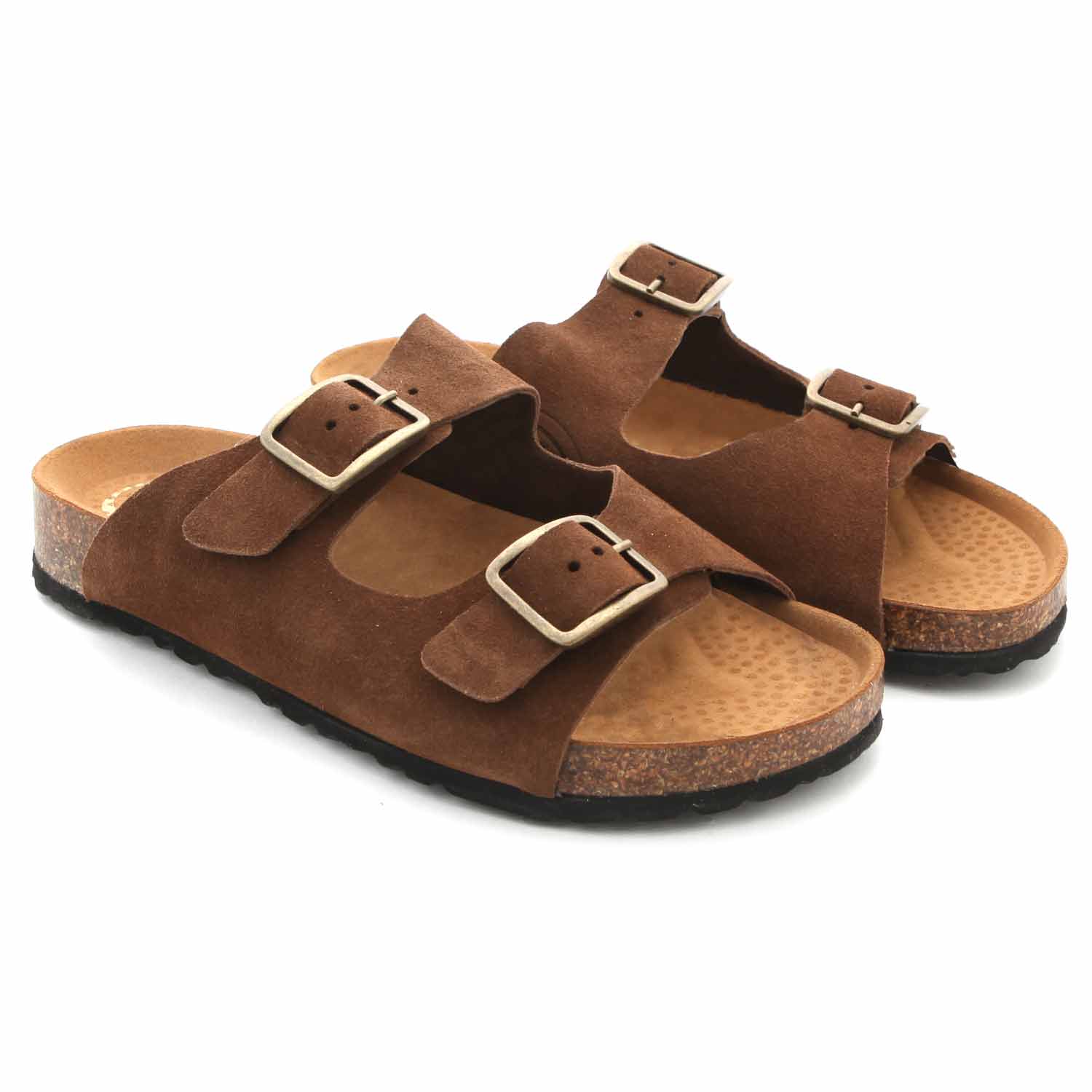 SANDALI UNISEX MARRONI IN SUEDE JR E TEEN - annameglio.com abbigliamento moda