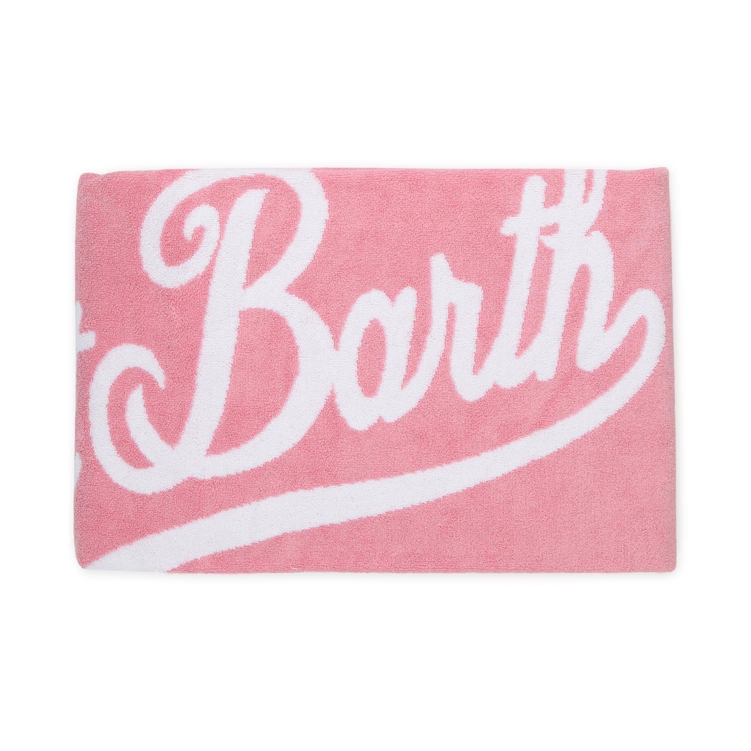 TELO MARE DI SPUGNA BIANCO E ROSA BAMBINA E TEEN - annameglio.com abbigliamento moda