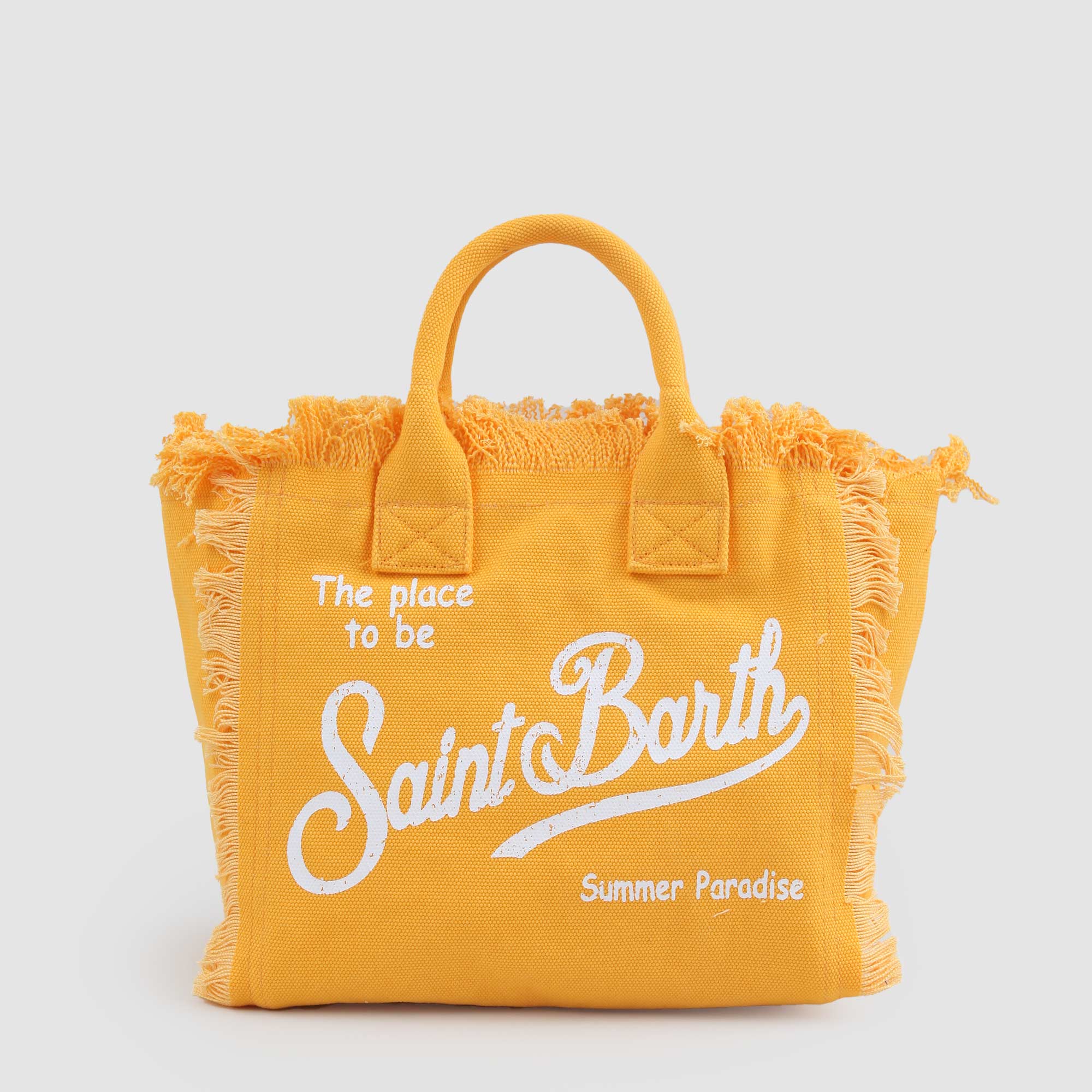 BORSA A MANO COLETTE GIALLA CON LOGHI BIANCHI - annameglio.com abbigliamento moda