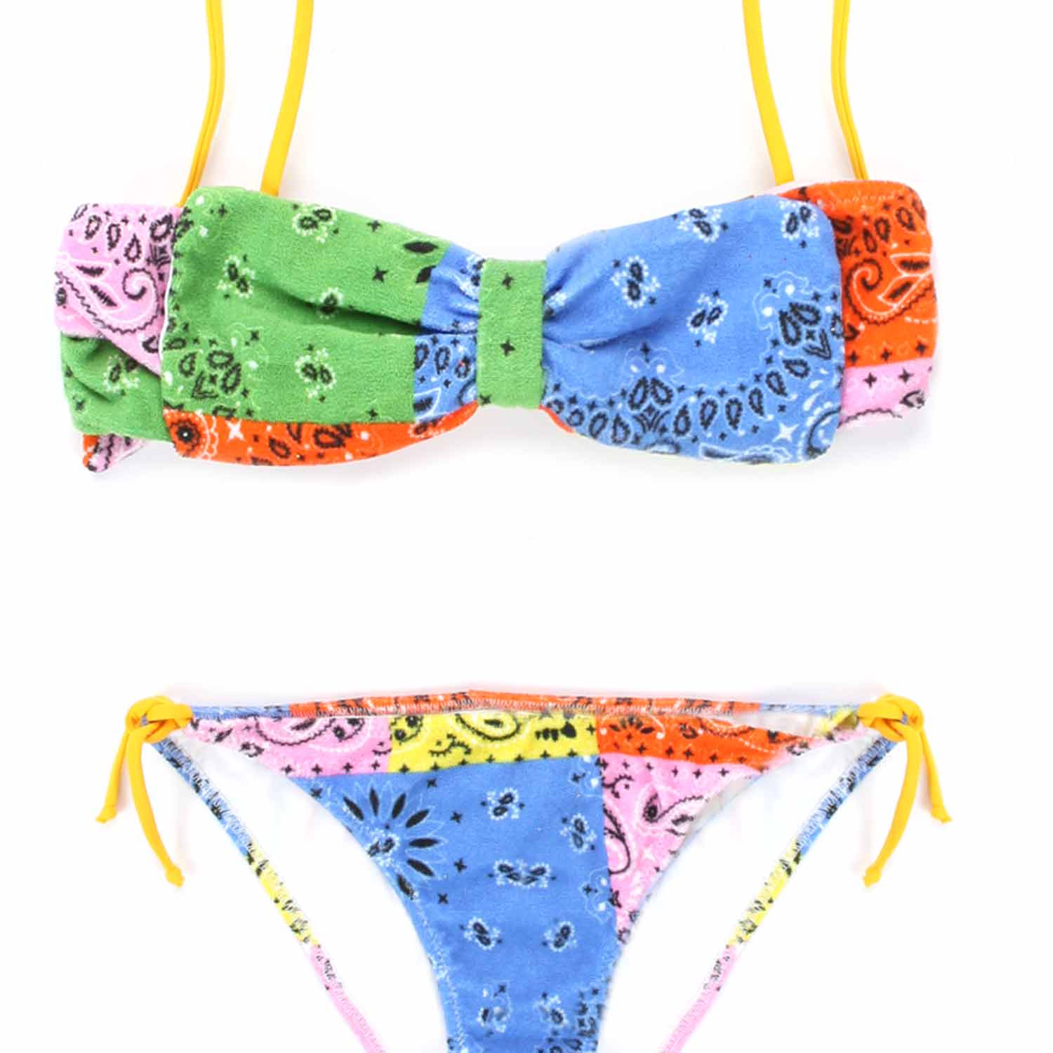 BIKINI BANDANA MULTICOLOR BAMBINA E TEEN - annameglio.com abbigliamento moda