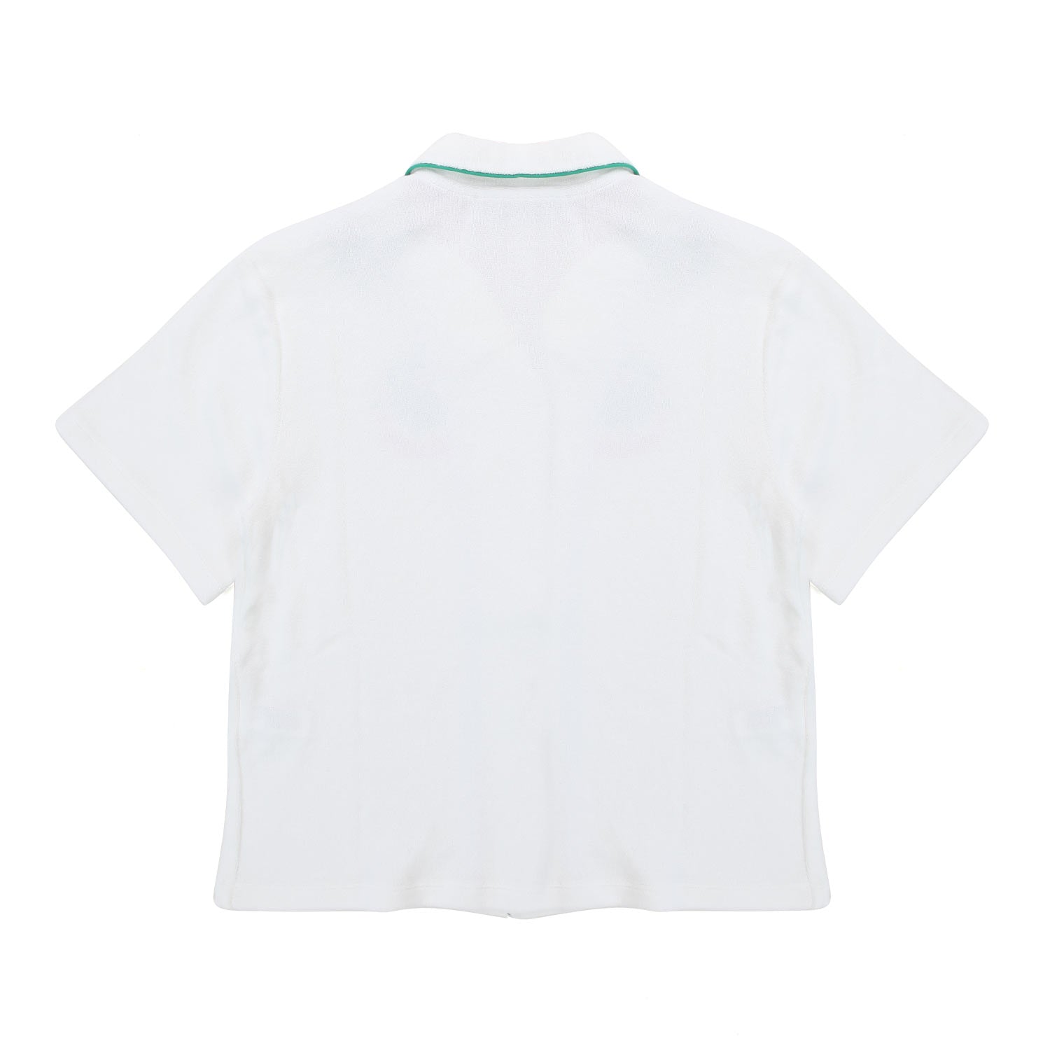 CAMICETTA DI SPUGNA BIANCA E VERDE BAMBINA E TEEN - annameglio.com abbigliamento moda