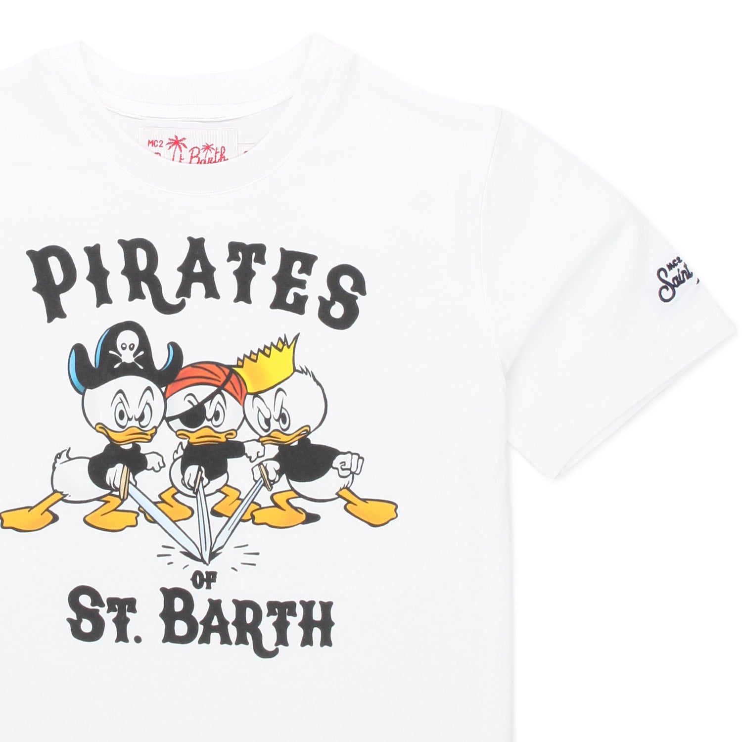 T-SHIRT QUI QUO QUA PIRATI BIANCA BAMBINO - annameglio.com abbigliamento moda