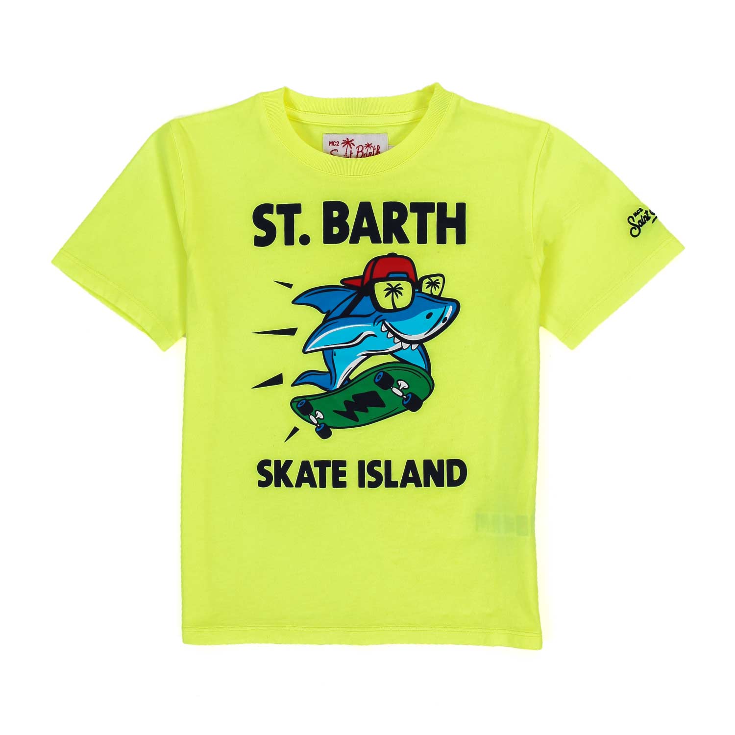 T-SHIRT SHARK GIALLO FLUO BAMBINO E TEEN - annameglio.com abbigliamento moda