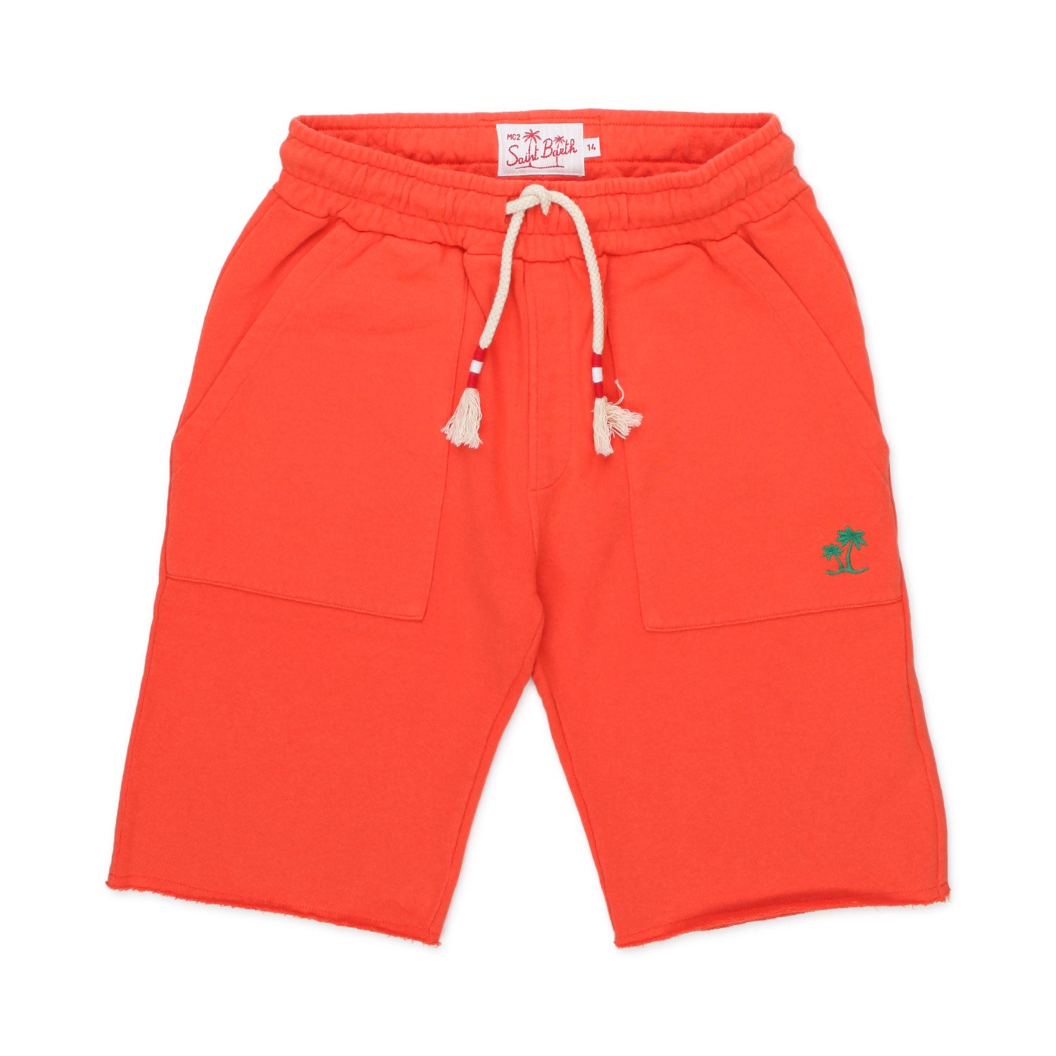 SHORTS IN FELPA ARANCIONE BAMBINO E TEEN - annameglio.com abbigliamento moda