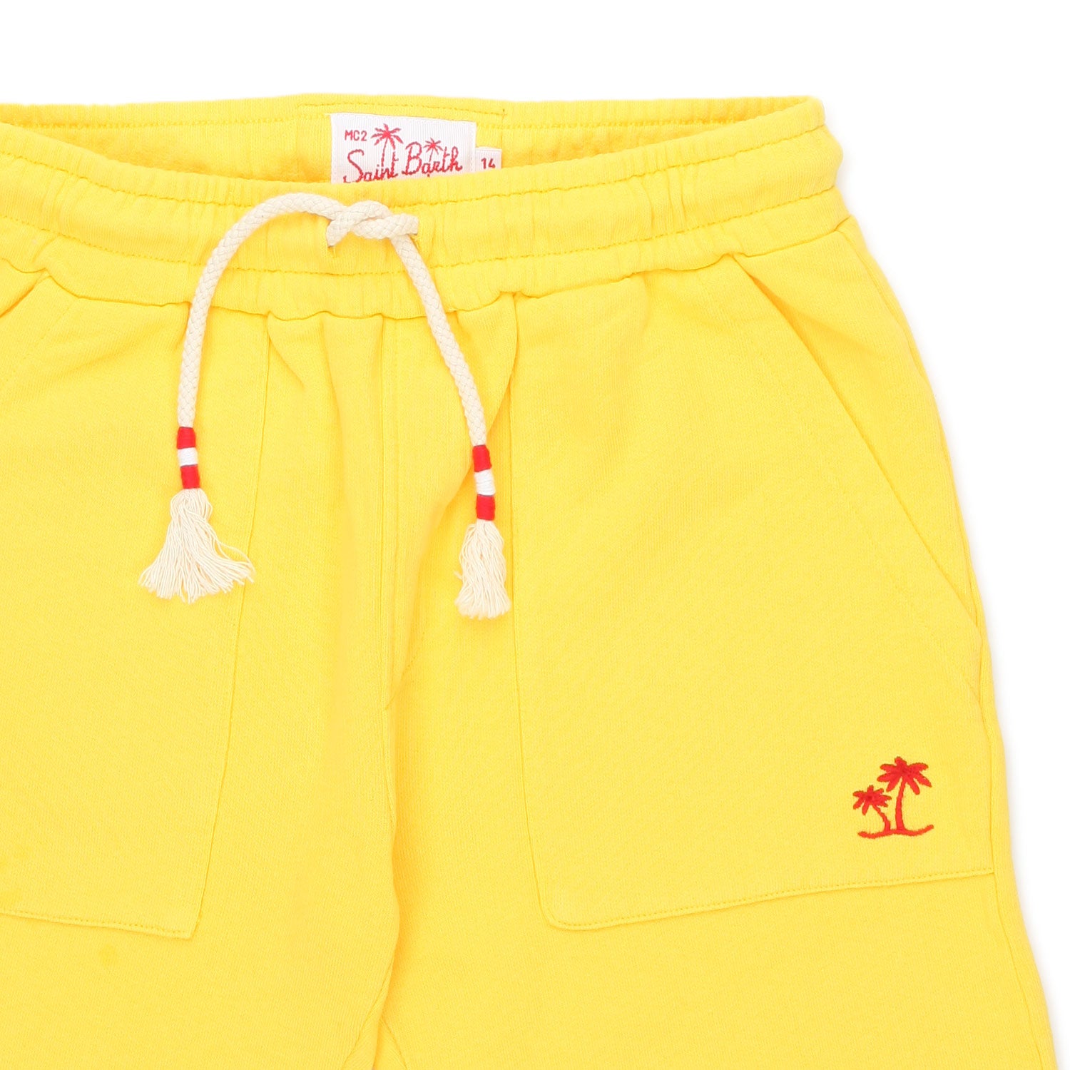 SHORTS IN FELPA GIALLO BAMBINO E TEEN - annameglio.com abbigliamento moda