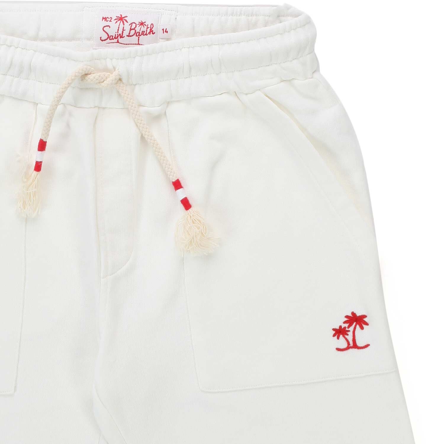 SHORTS IN FELPA BIANCO BAMBINO E TEEN - annameglio.com abbigliamento moda