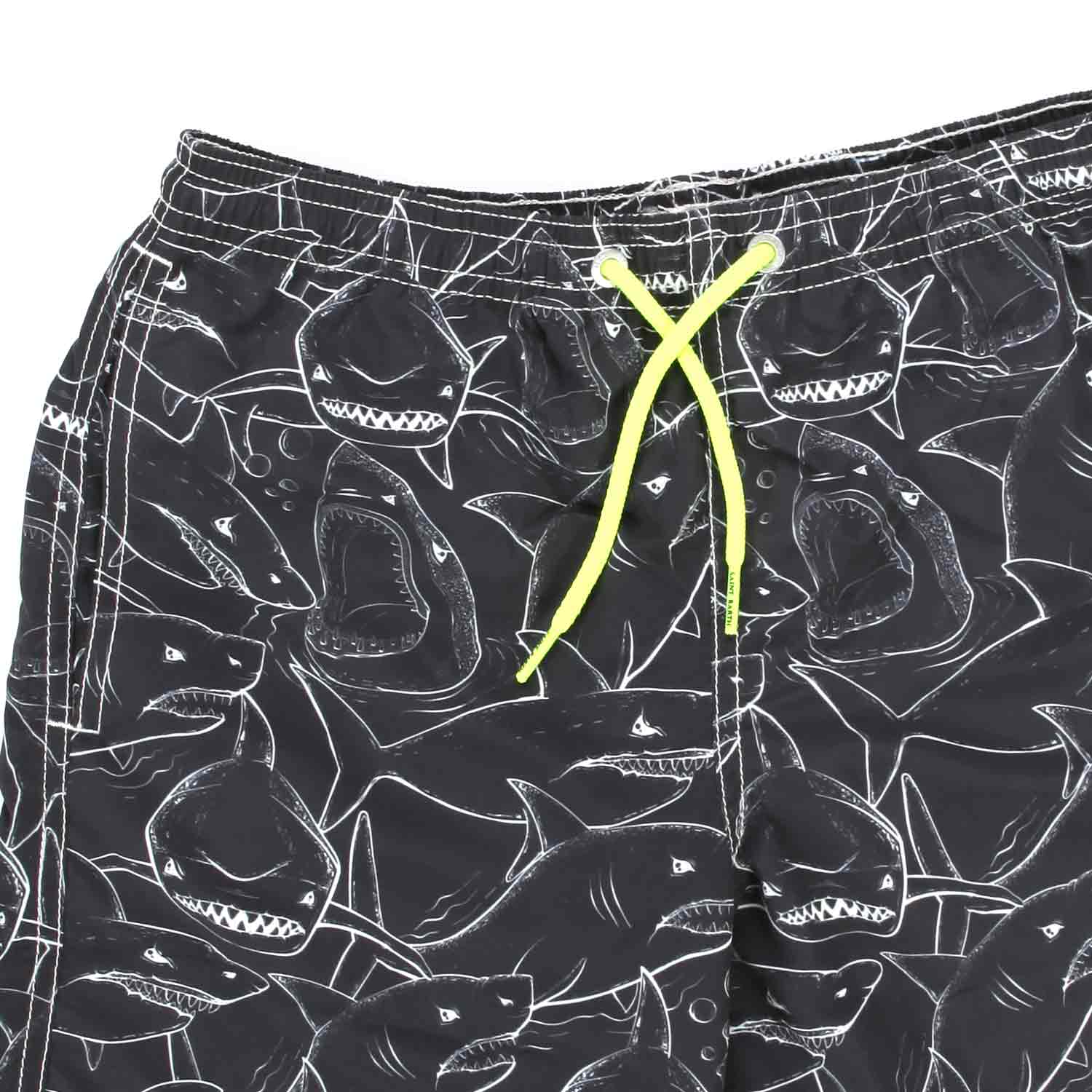 COSTUME BOXER NERO CON SQUALI BAMBINO TEEN - annameglio.com abbigliamento moda