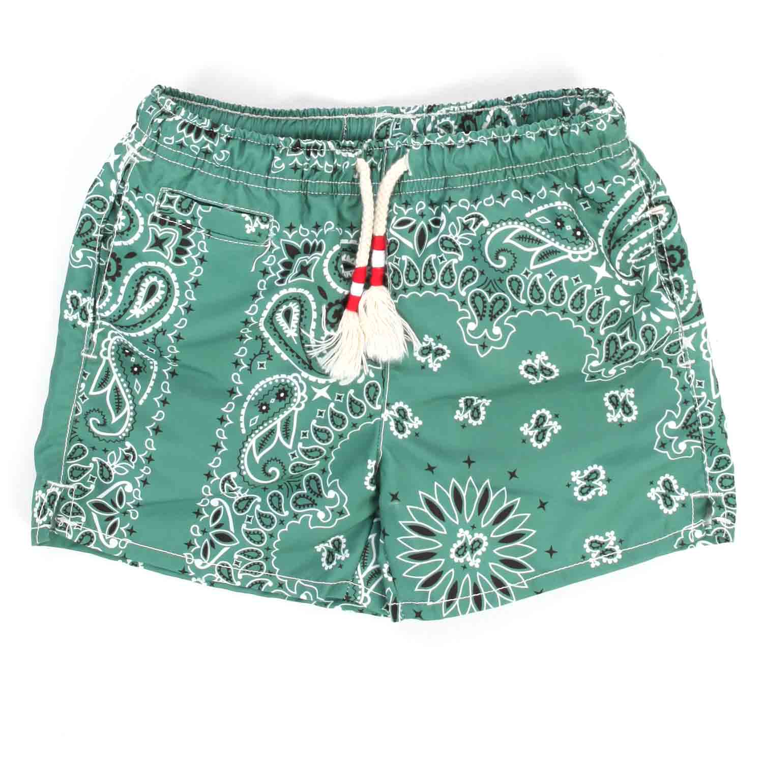 COSTUME BOXER VERDE BANDANA BAMBINO E TEEN - annameglio.com abbigliamento moda