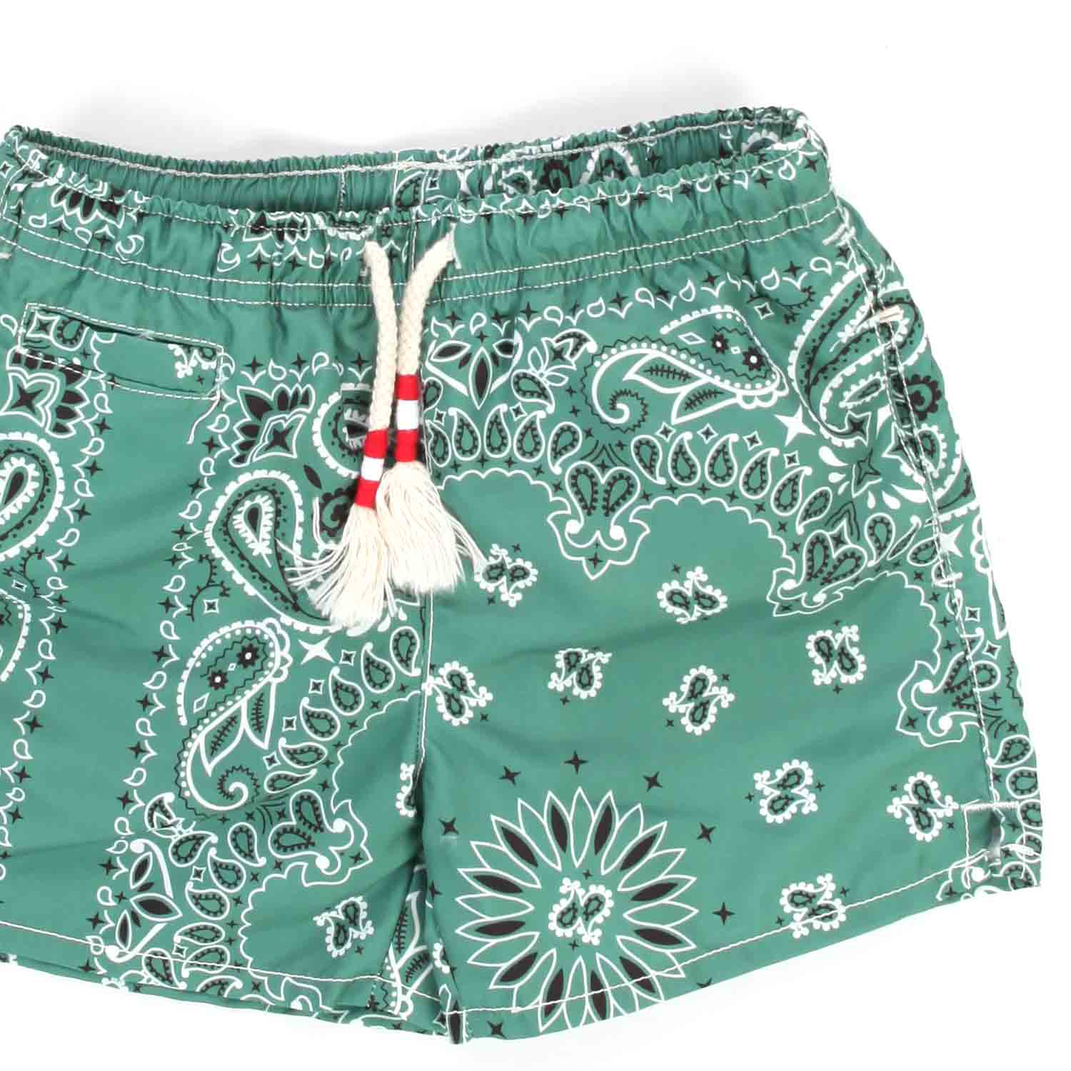 COSTUME BOXER VERDE BANDANA BAMBINO E TEEN - annameglio.com abbigliamento moda