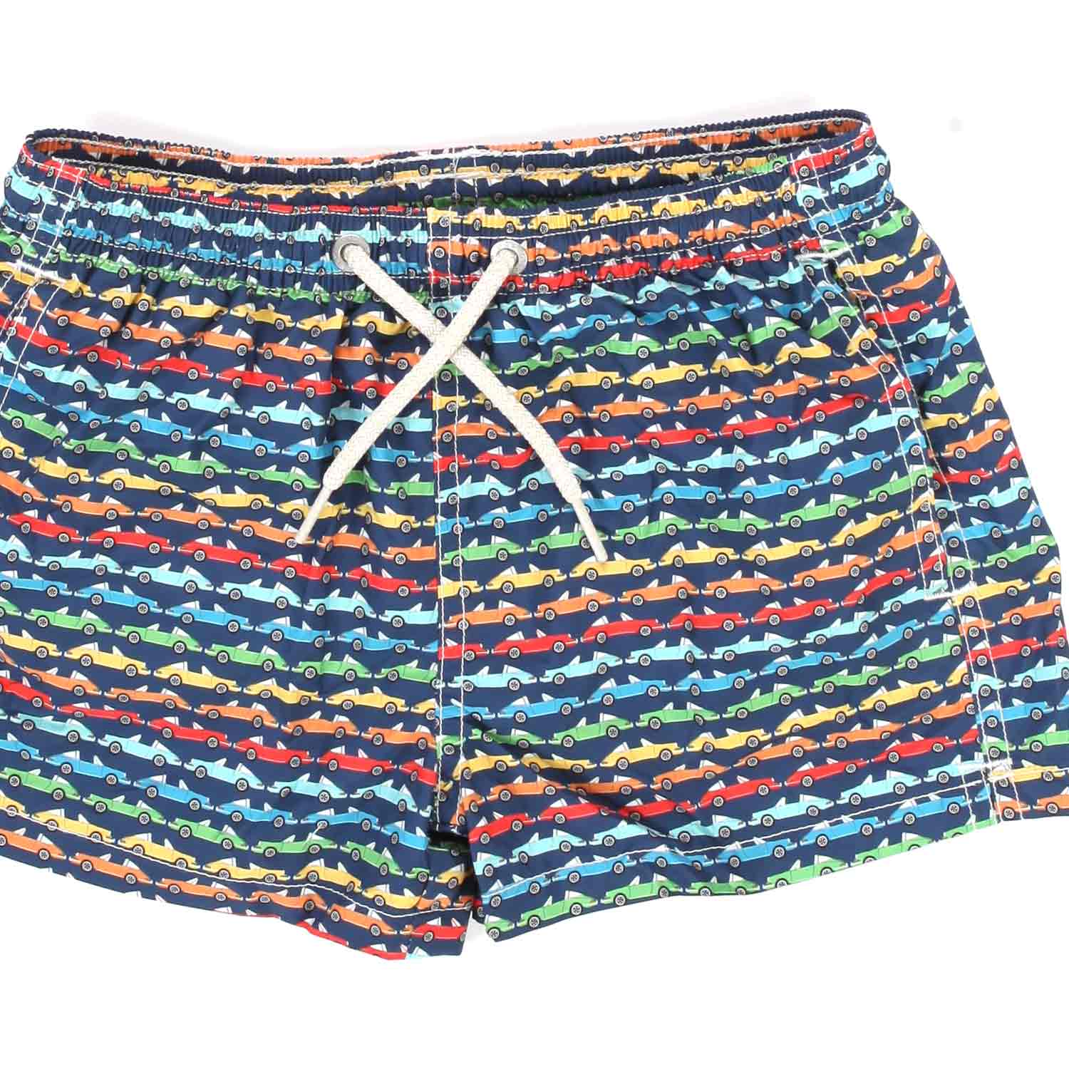 COSTUME BOXER BLU CON AUTOMOBILI MULTICOLOR - annameglio.com abbigliamento moda