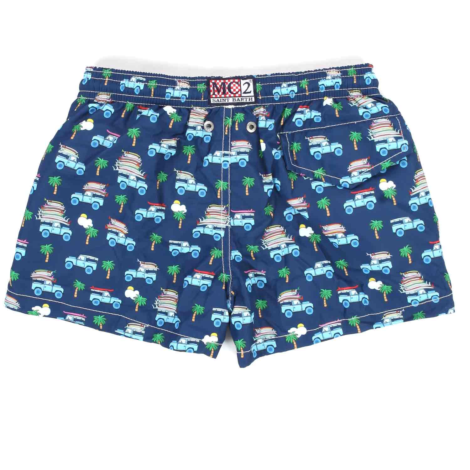 COSTUME BOXER BLU CON AUTOMOBILI BAMBINO E TEEN - annameglio.com abbigliamento moda