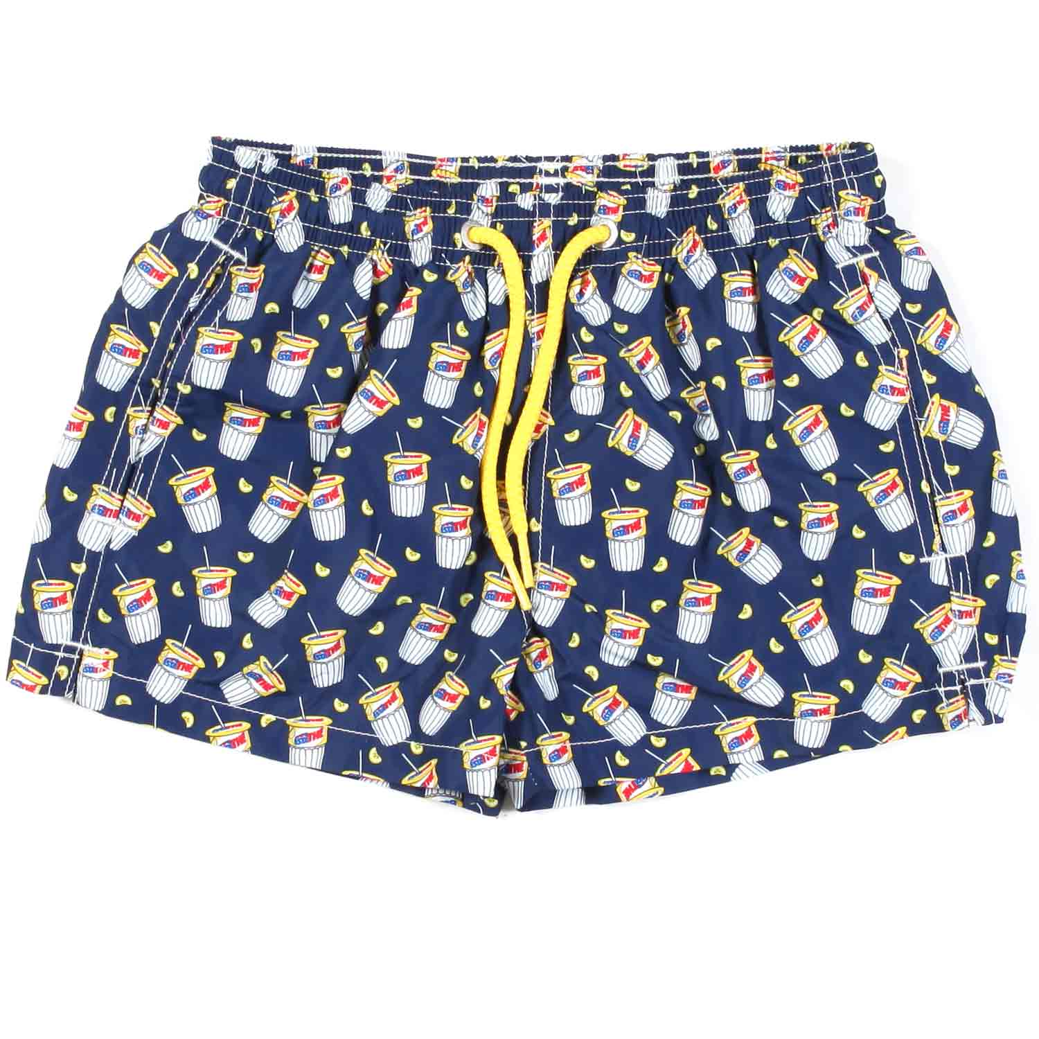 COSTUME BOXER ESTATHE BLU NAVY STAMPATO ALL OVER - annameglio.com abbigliamento moda