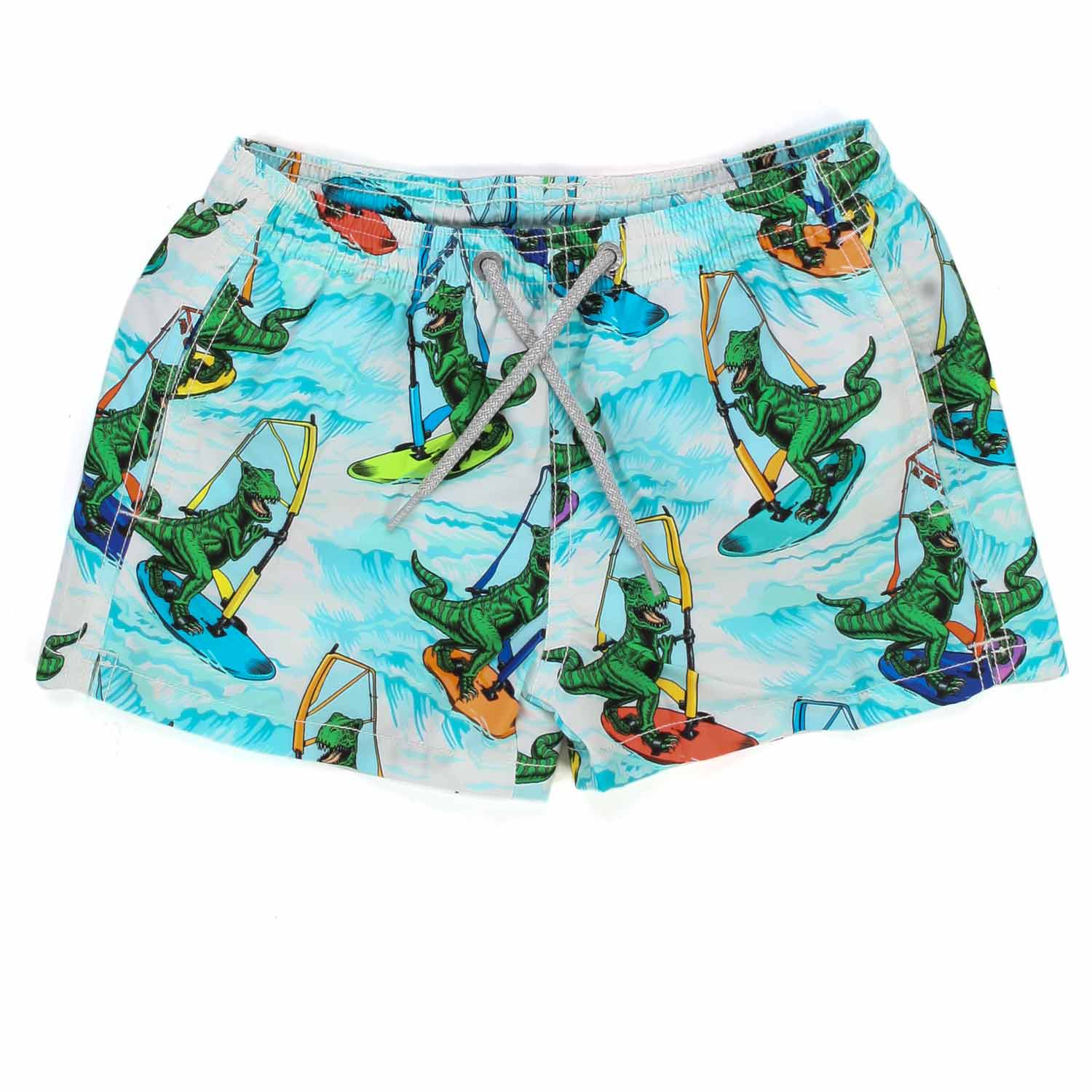 COSTUME BOXER BIANCO CON STAMPE T-REX BAMBINO - annameglio.com abbigliamento moda