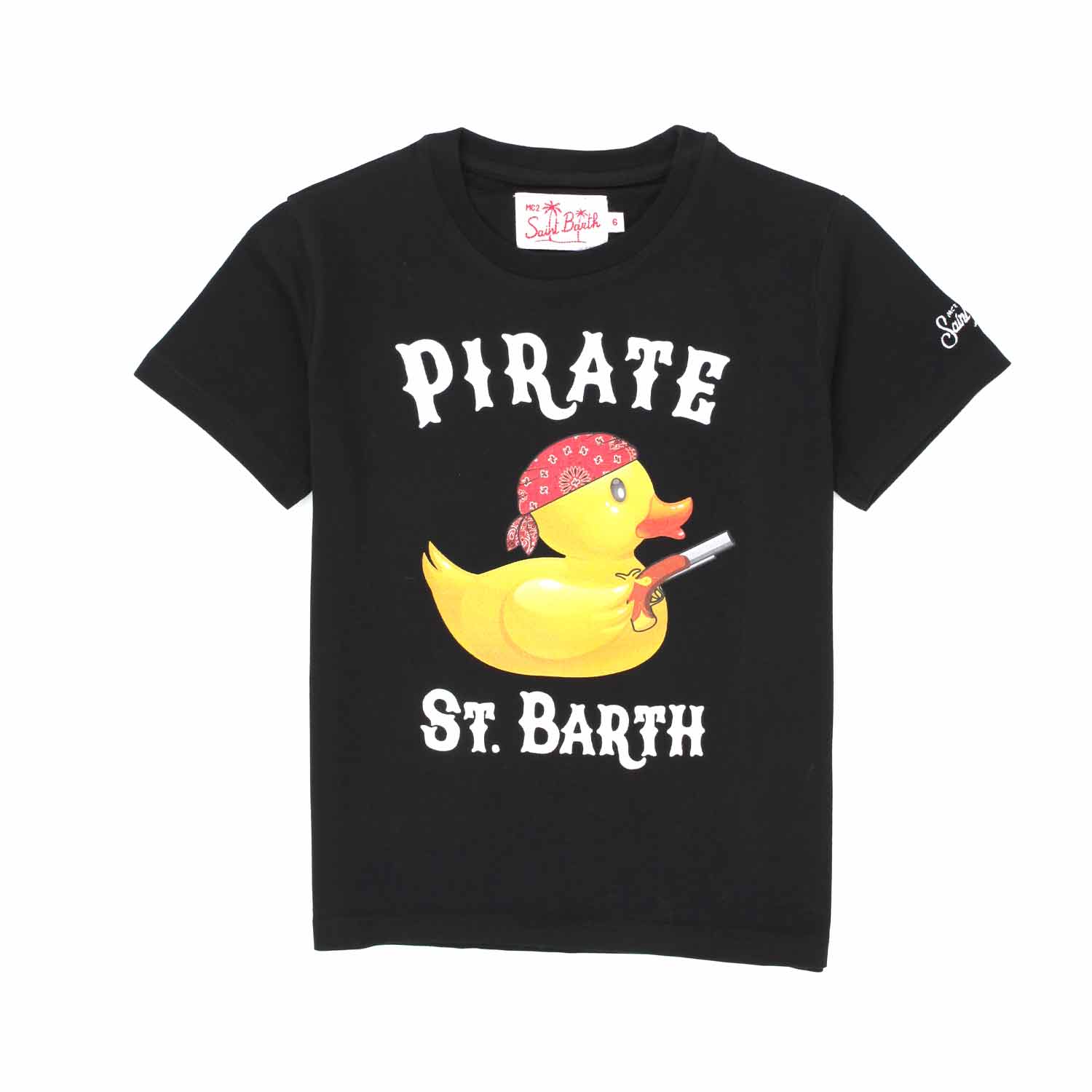 T-SHIRT PIRATE DUCK NERA BAMBINO - annameglio.com abbigliamento moda