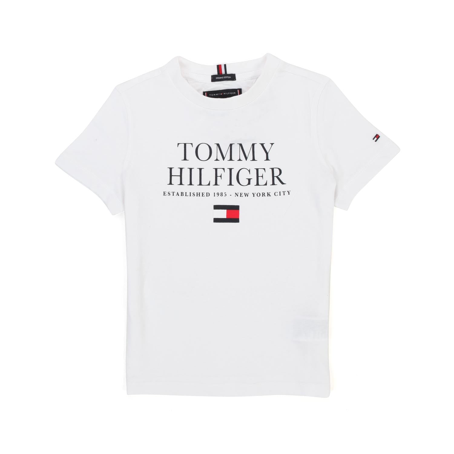 T-SHIRT TOMMY BIANCA BAMBINO E TEENAGER - annameglio.com abbigliamento moda