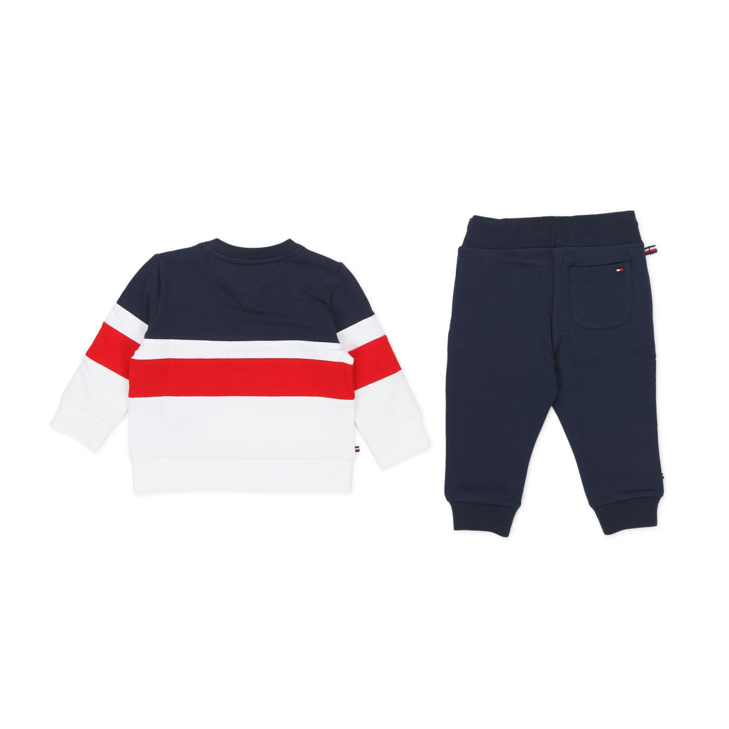 TUTA 2 PEZZI BLU E BIANCA BAMBINO E BEBÈ - annameglio.com abbigliamento moda