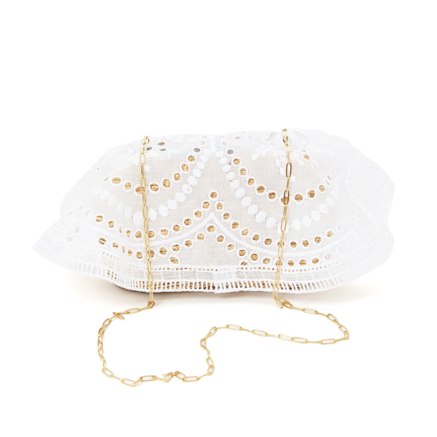 BORSETTA IN PAGLIA CON RIVESTIMENTO SANGALLO - annameglio.com abbigliamento moda