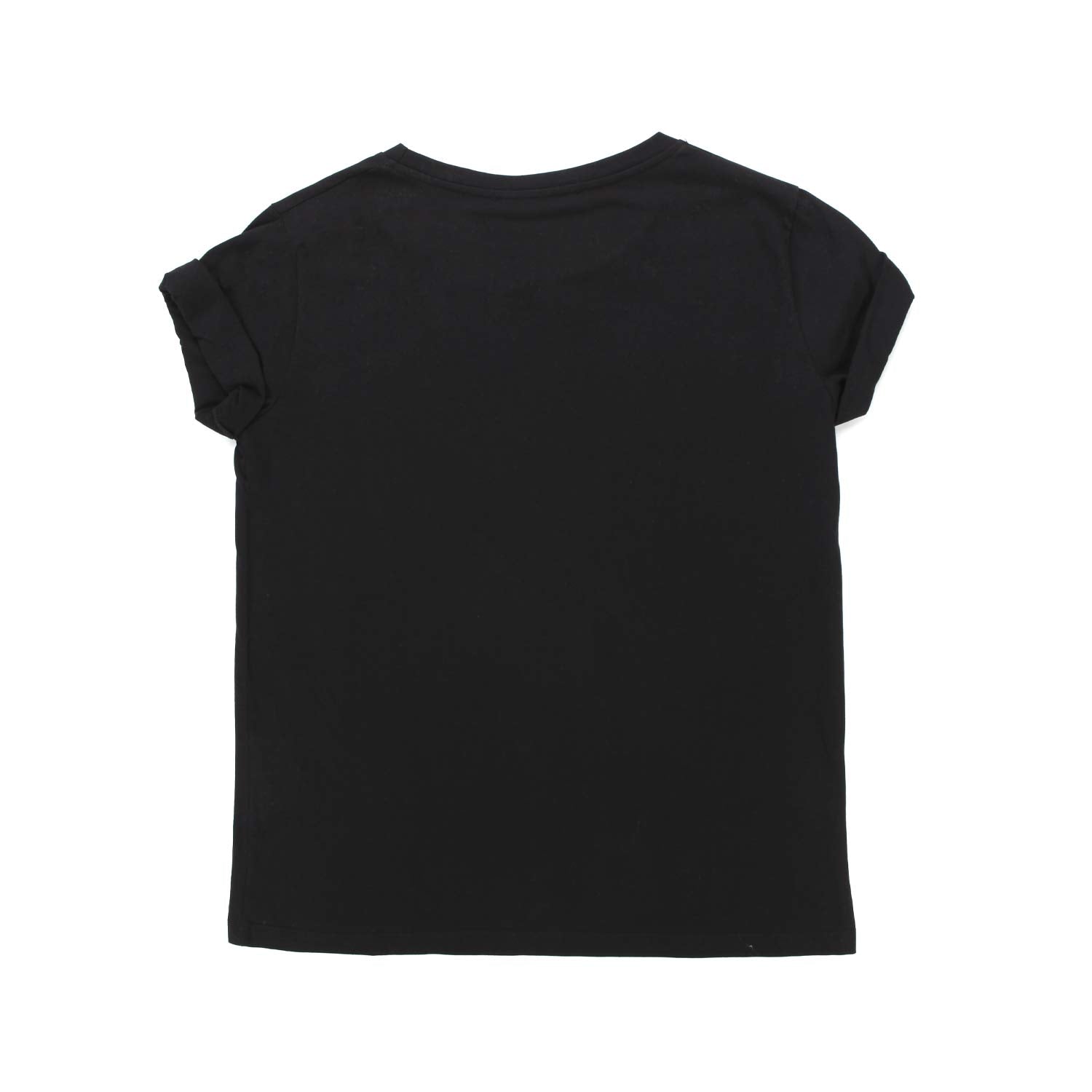 T-SHIRT NERA CON LOGO ORO DONNA E TEEN - annameglio.com abbigliamento moda