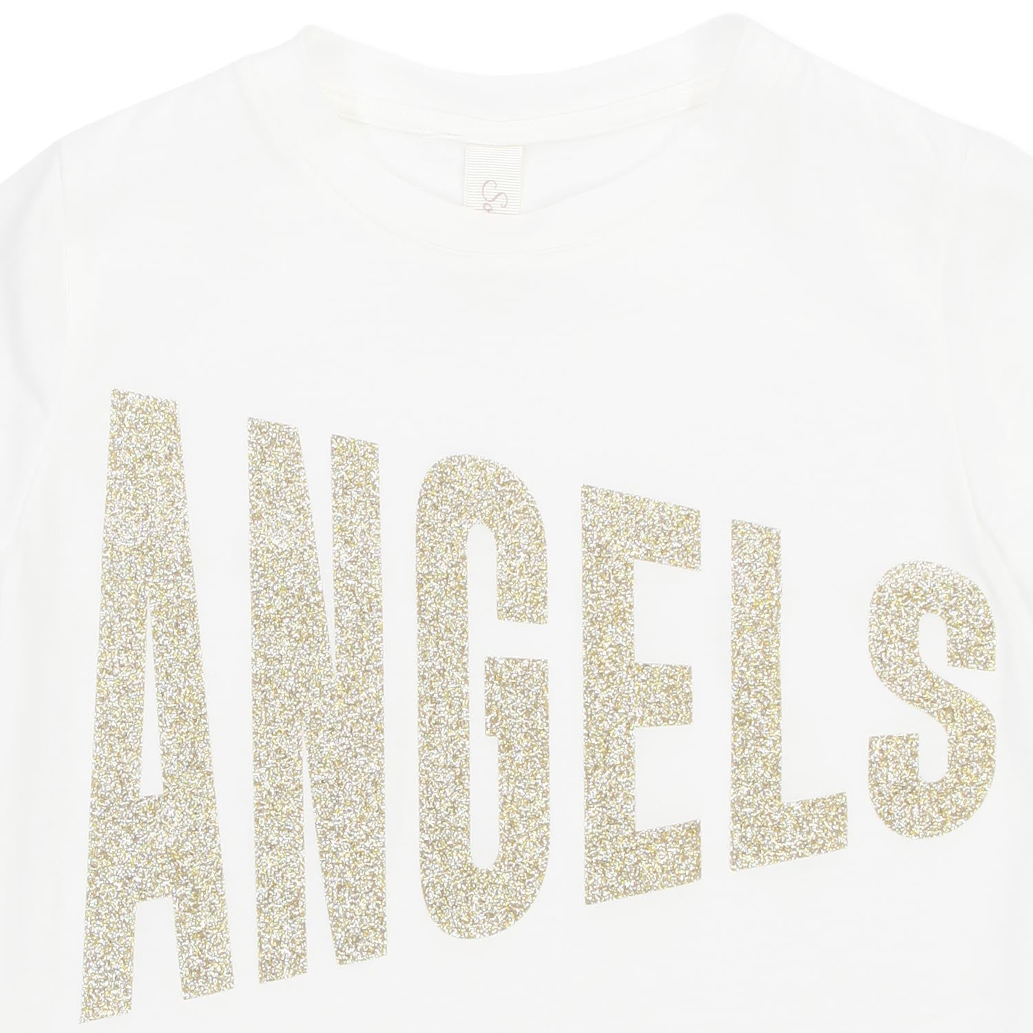 T-SHIRT ANGELS BIANCA E ORO BAMBINA E TEEN - annameglio.com abbigliamento moda