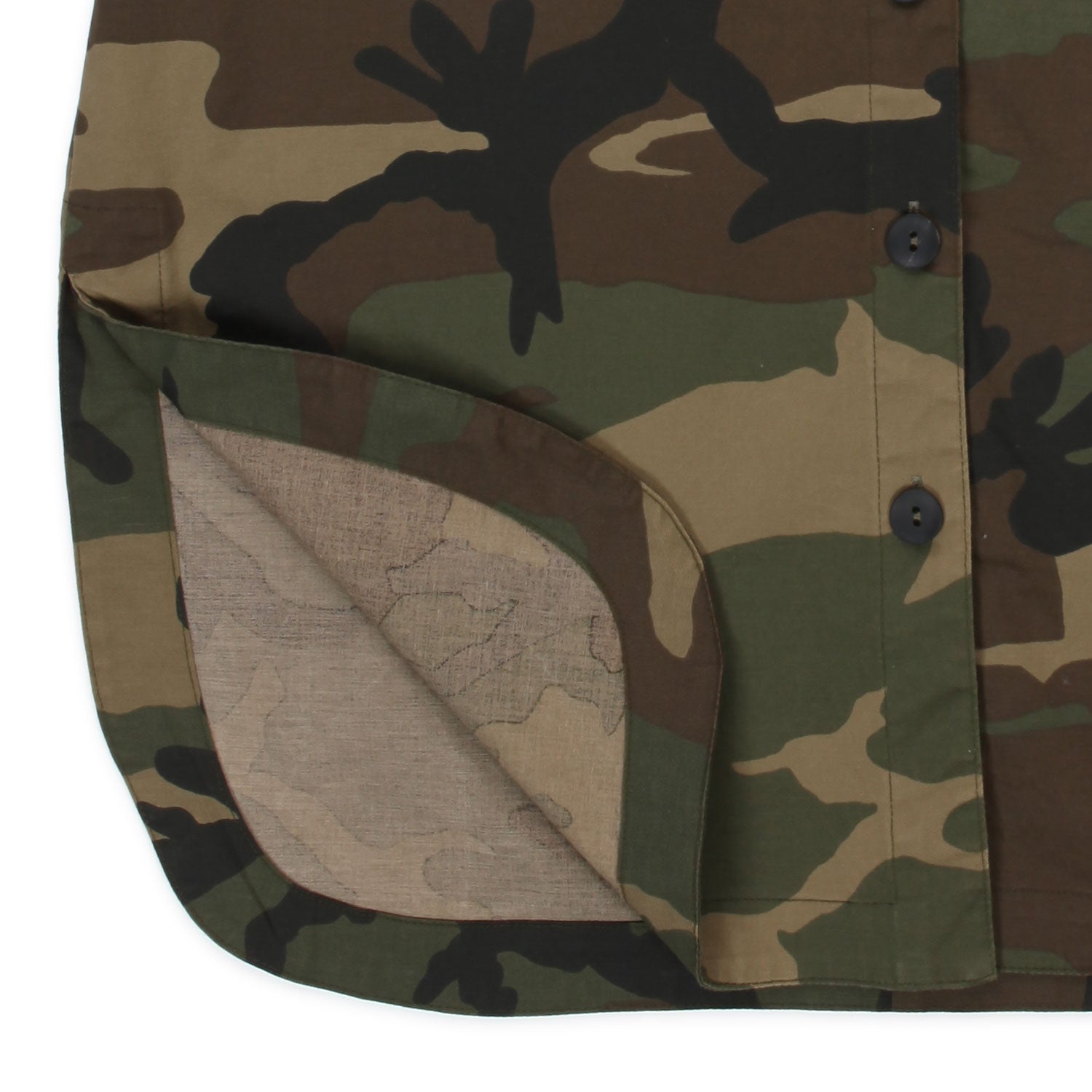 MAXI CAMICIA VERDE CAMOUFLAGE BAMBINA E TEEN - annameglio.com abbigliamento moda