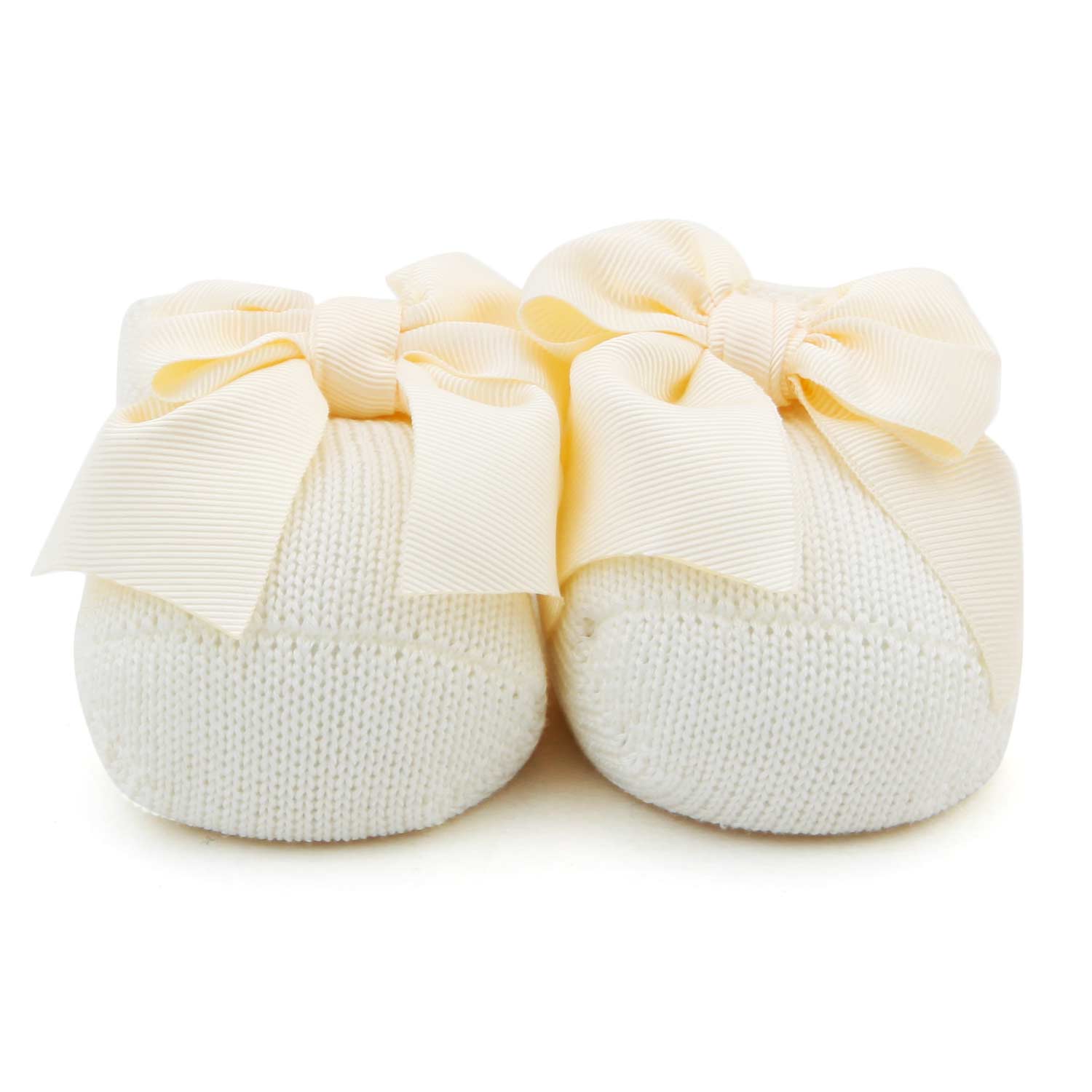 SCARPINE DA CULLA COLOR BURRO NEONATA - annameglio.com abbigliamento moda