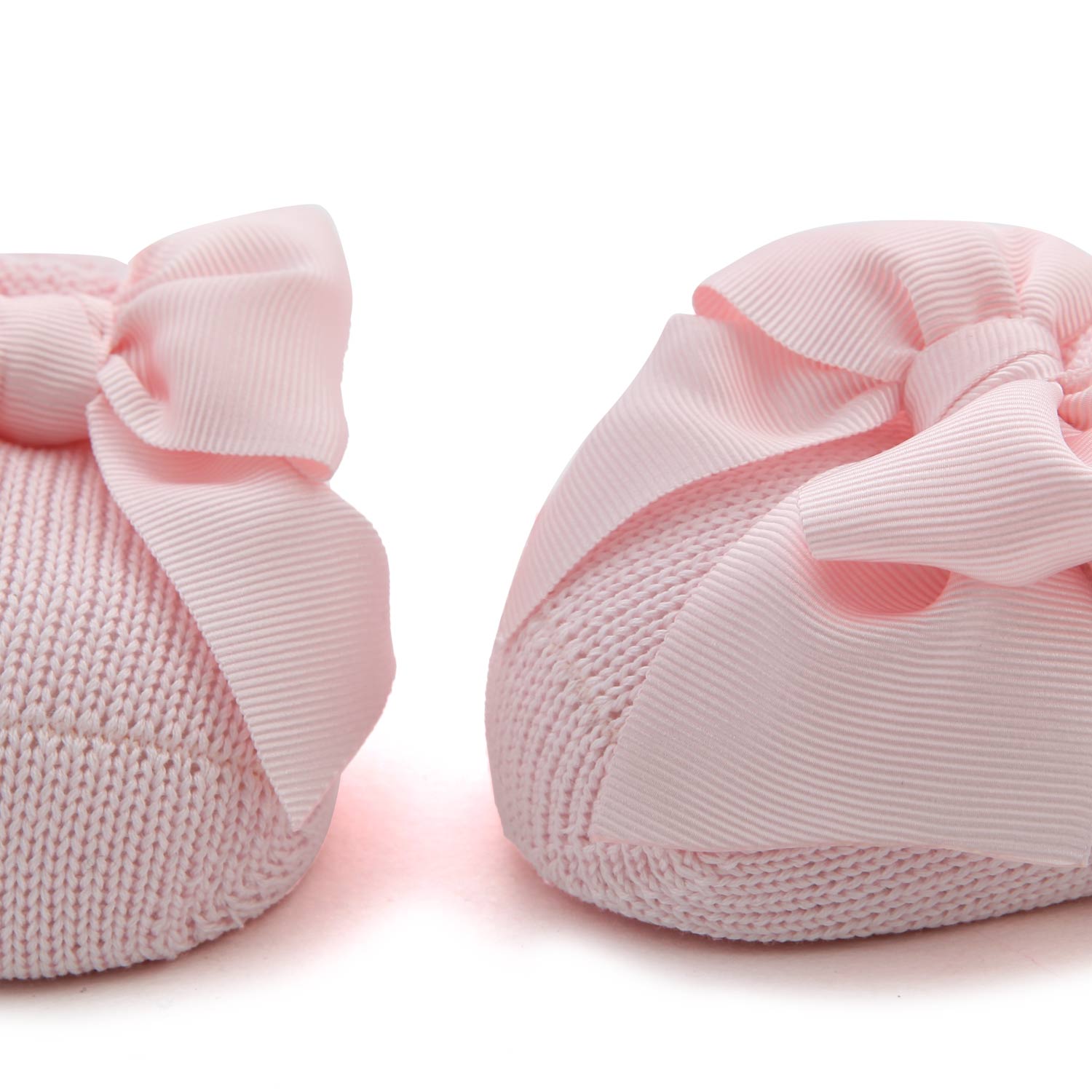 SCARPINE DA CULLA ROSA CON FIOCCO NEONATA - annameglio.com abbigliamento moda