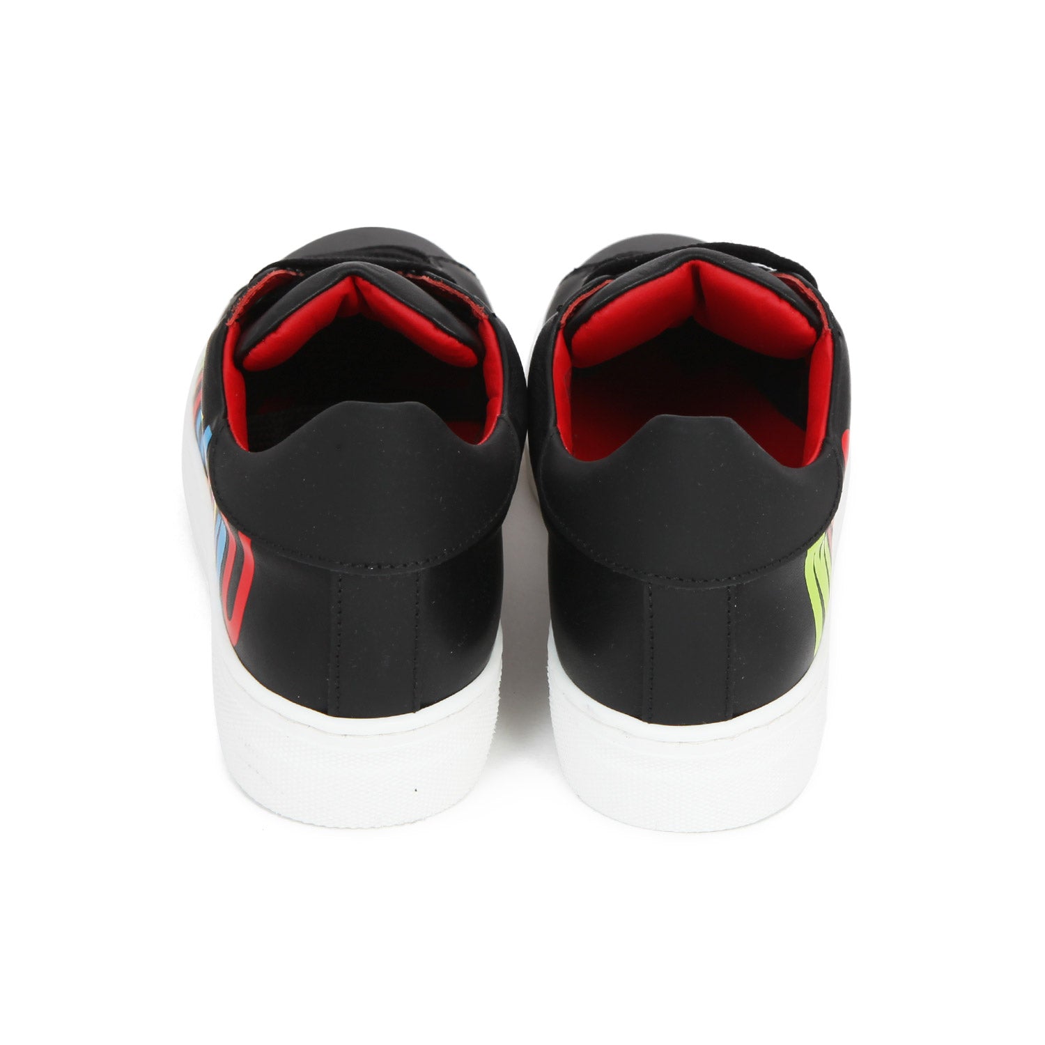 SNEAKER UNISEX NERA CON LOGO MULTICOLOR JR E TEEN - annameglio.com abbigliamento moda