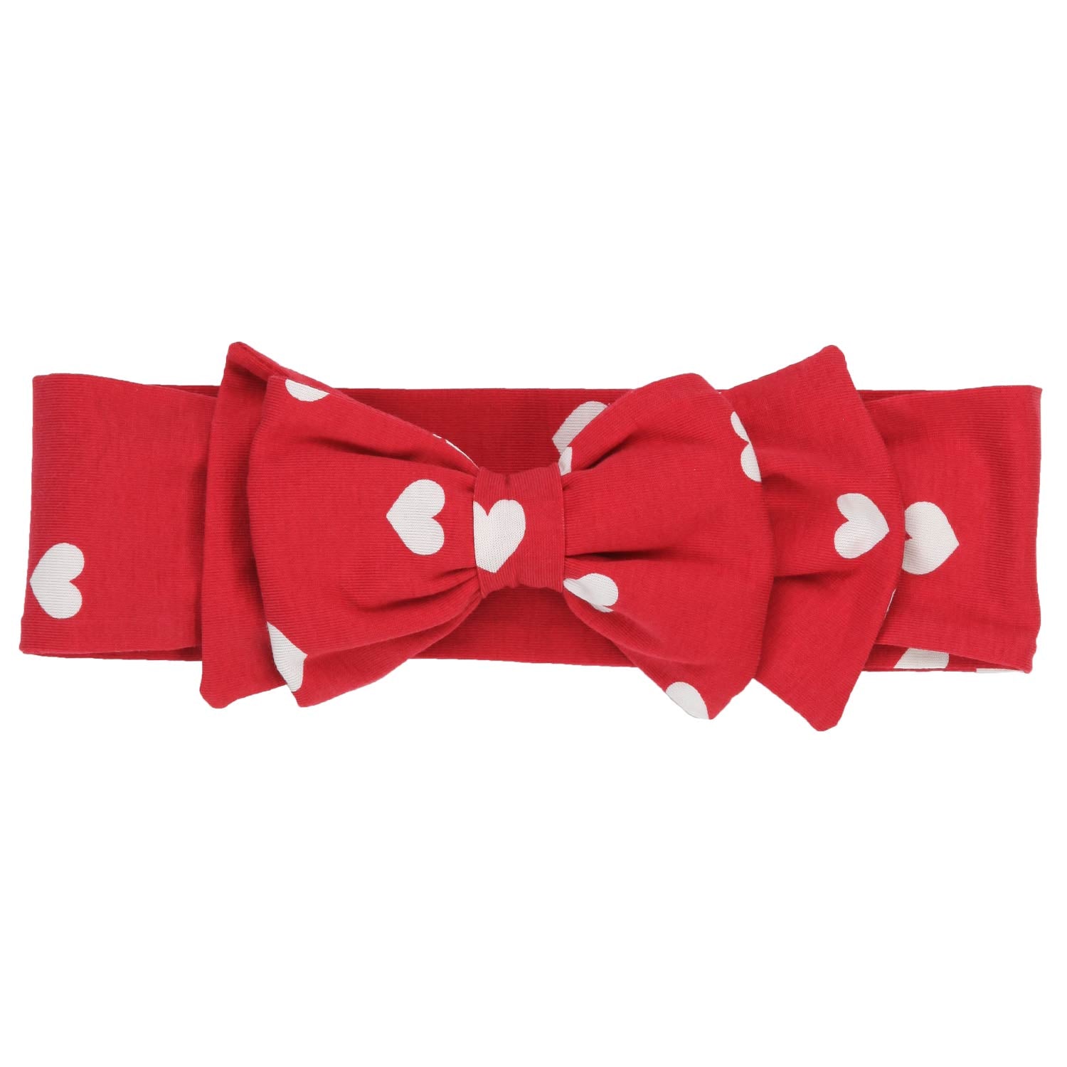 FASCIA ROSSA CON CUORI BIANCHI BAMBINA E TEEN - annameglio.com abbigliamento moda