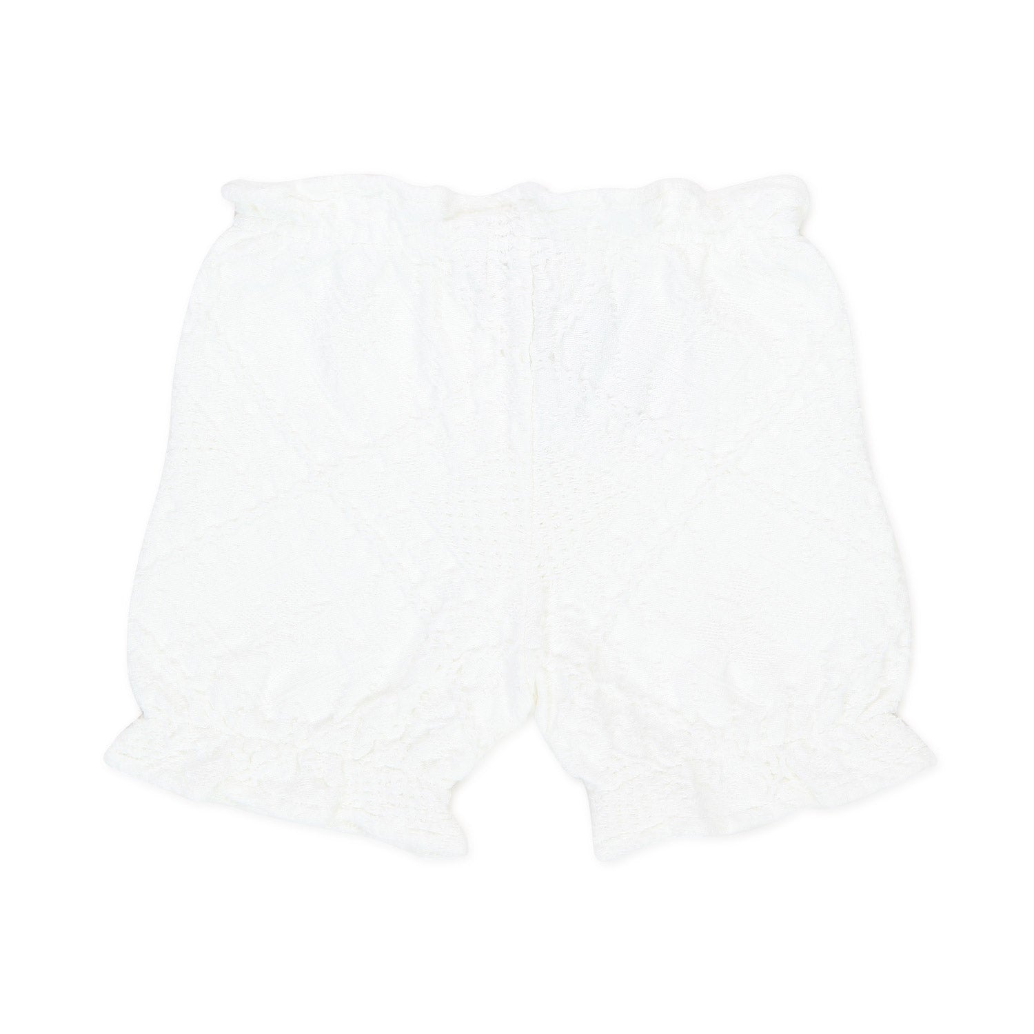 MINI BERMUDA BIANCO RICAMATO BEBÈ - annameglio.com abbigliamento moda