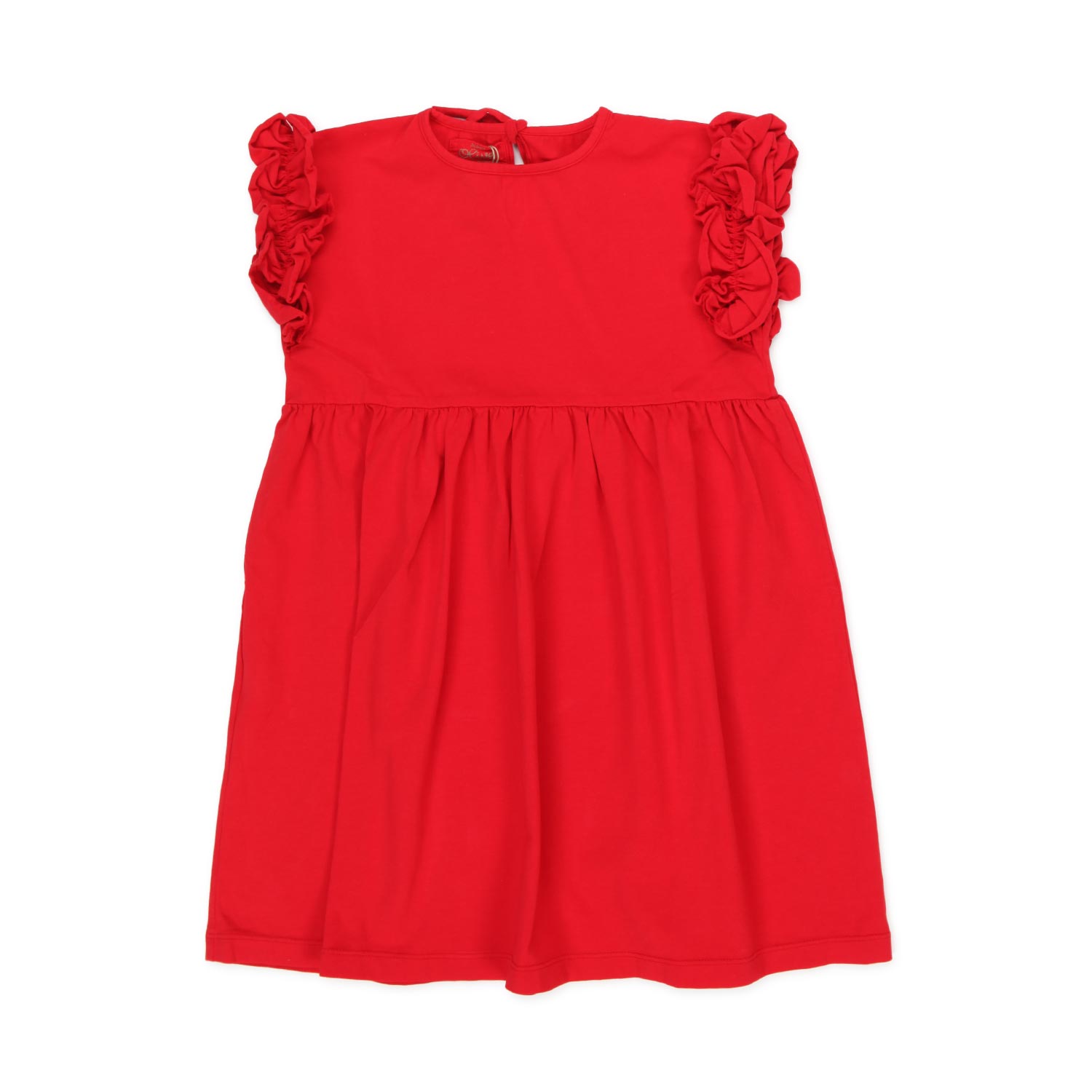 ABITO ROSSO PAPAVERO BAMBINA - annameglio.com abbigliamento moda