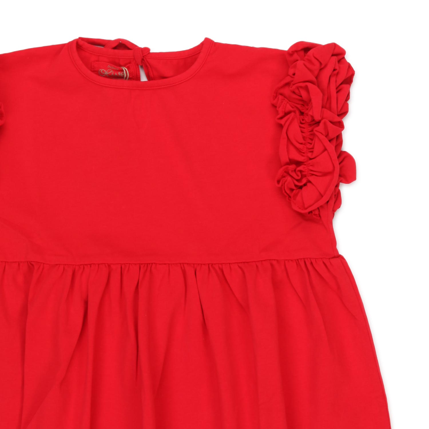 ABITO ROSSO PAPAVERO BAMBINA - annameglio.com abbigliamento moda