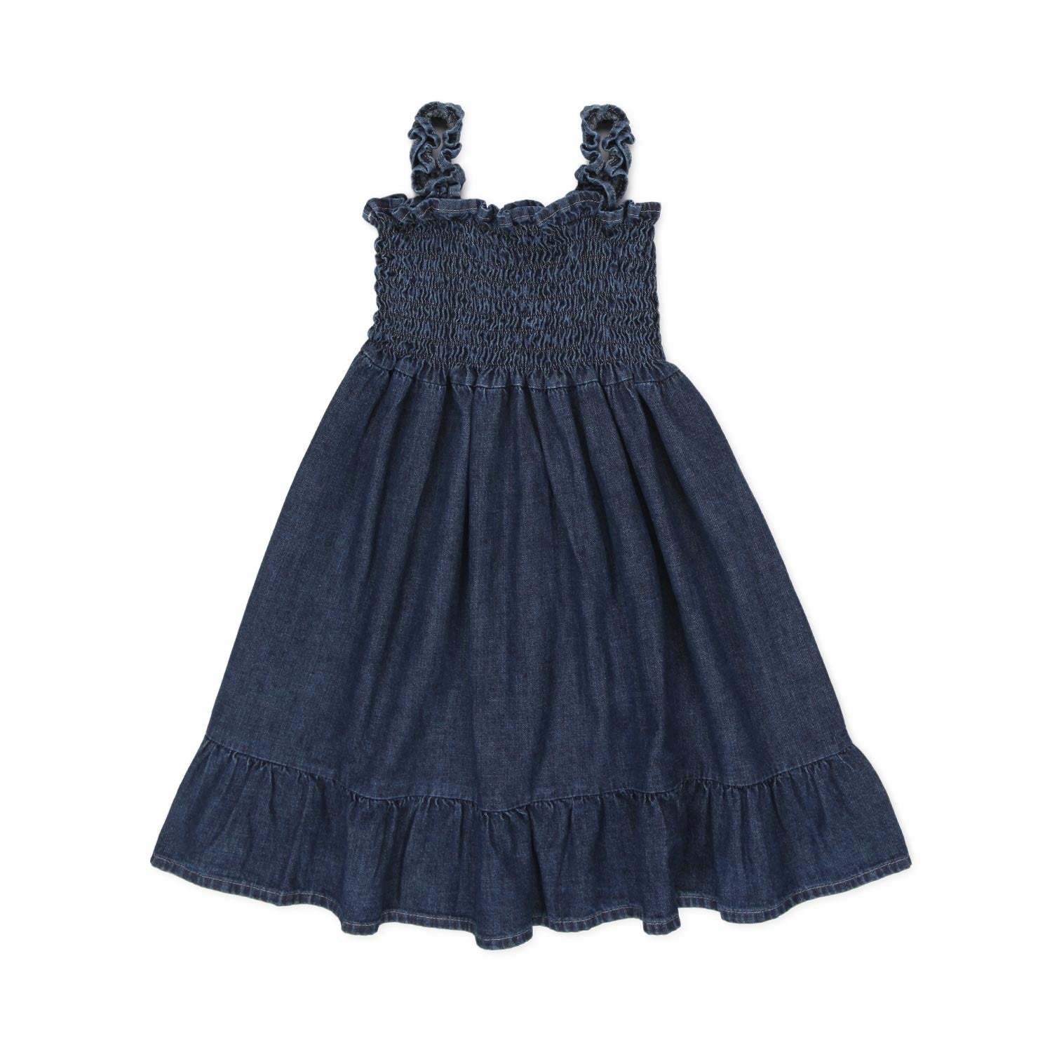 ABITO DI JEANS BLU SCURO BAMBINA - annameglio.com abbigliamento moda