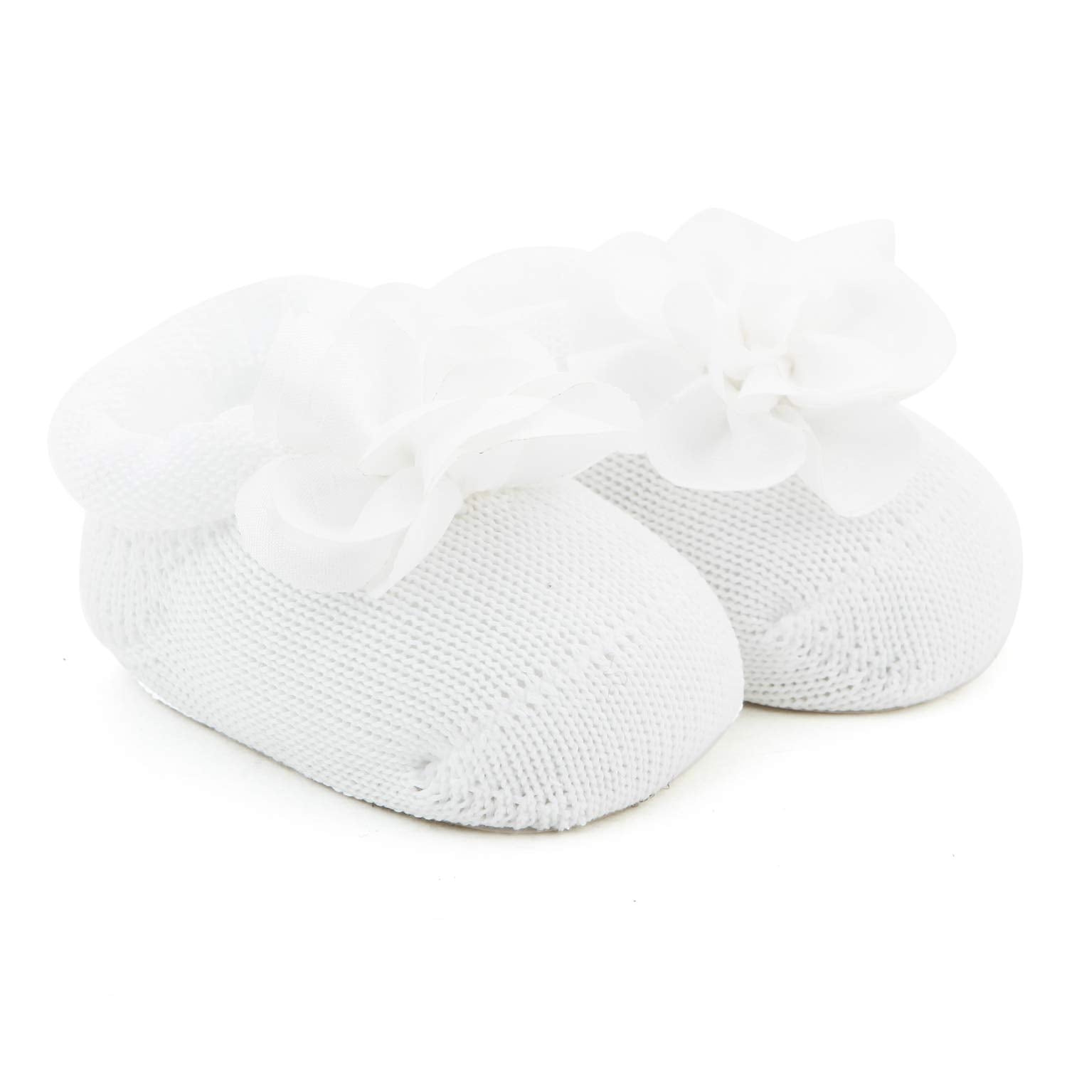 SCARPINE DA CULLA BIANCHE NEONATA - annameglio.com abbigliamento moda