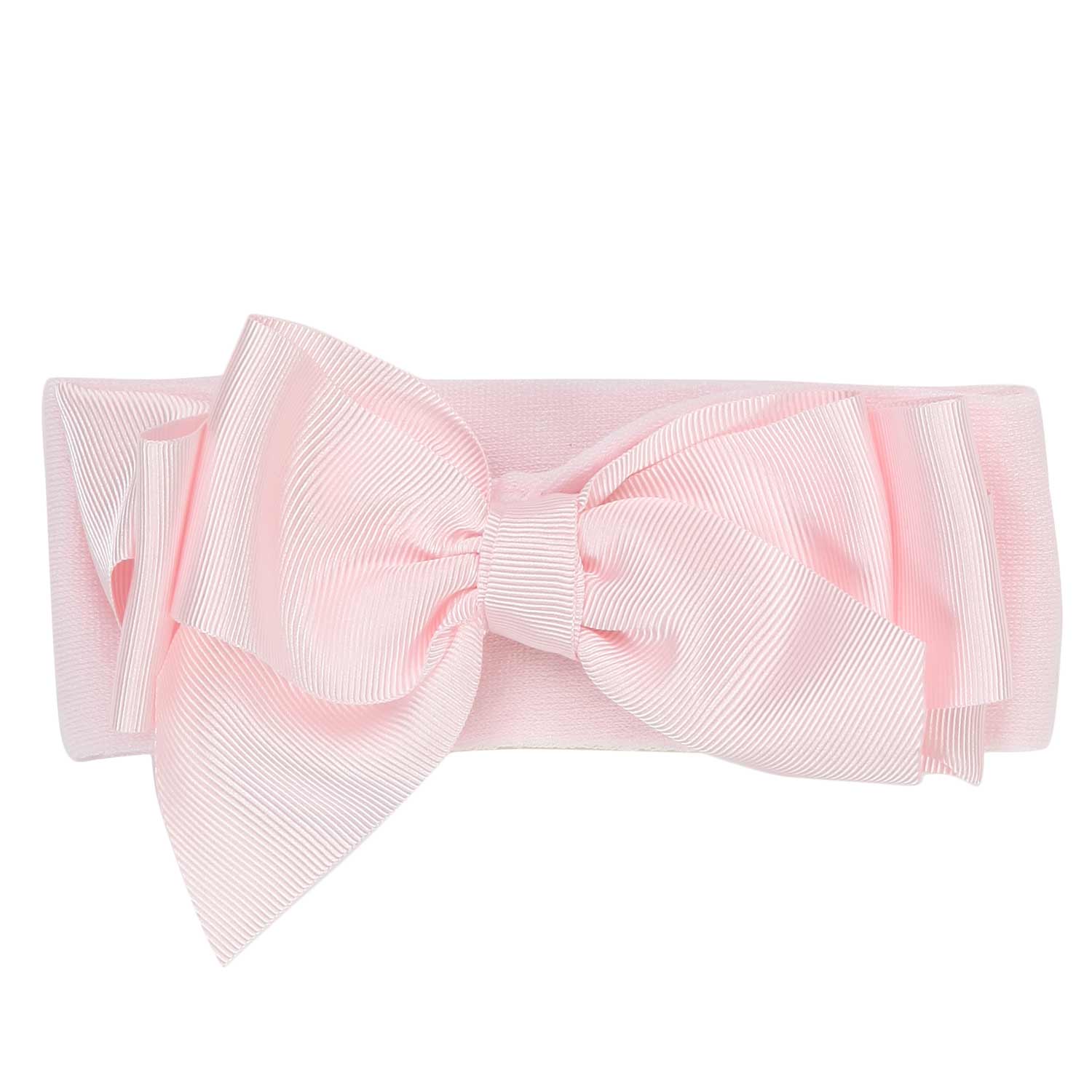 FASCIA ROSA CON FIOCCO NEONATA - annameglio.com abbigliamento moda