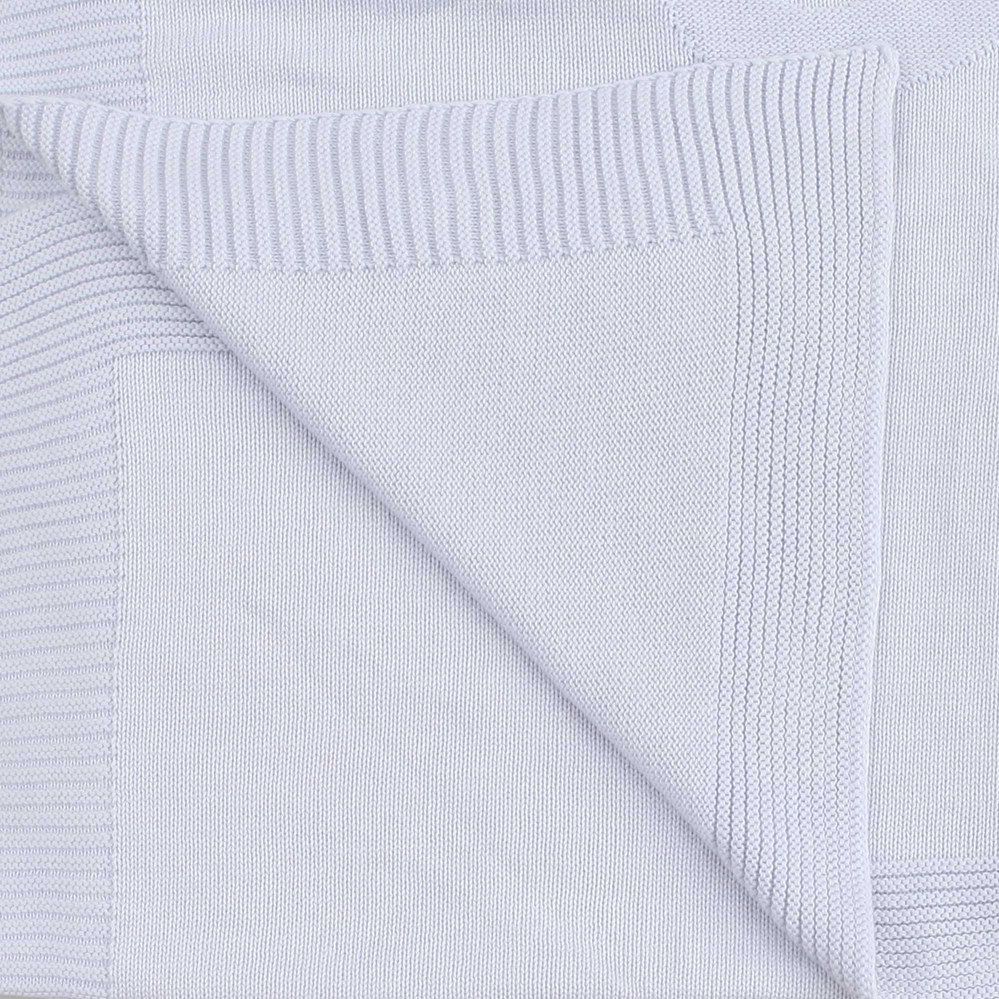 COPERTA COTONE E CACHEMIRE CELESTE PER NEONATO - annameglio.com abbigliamento moda