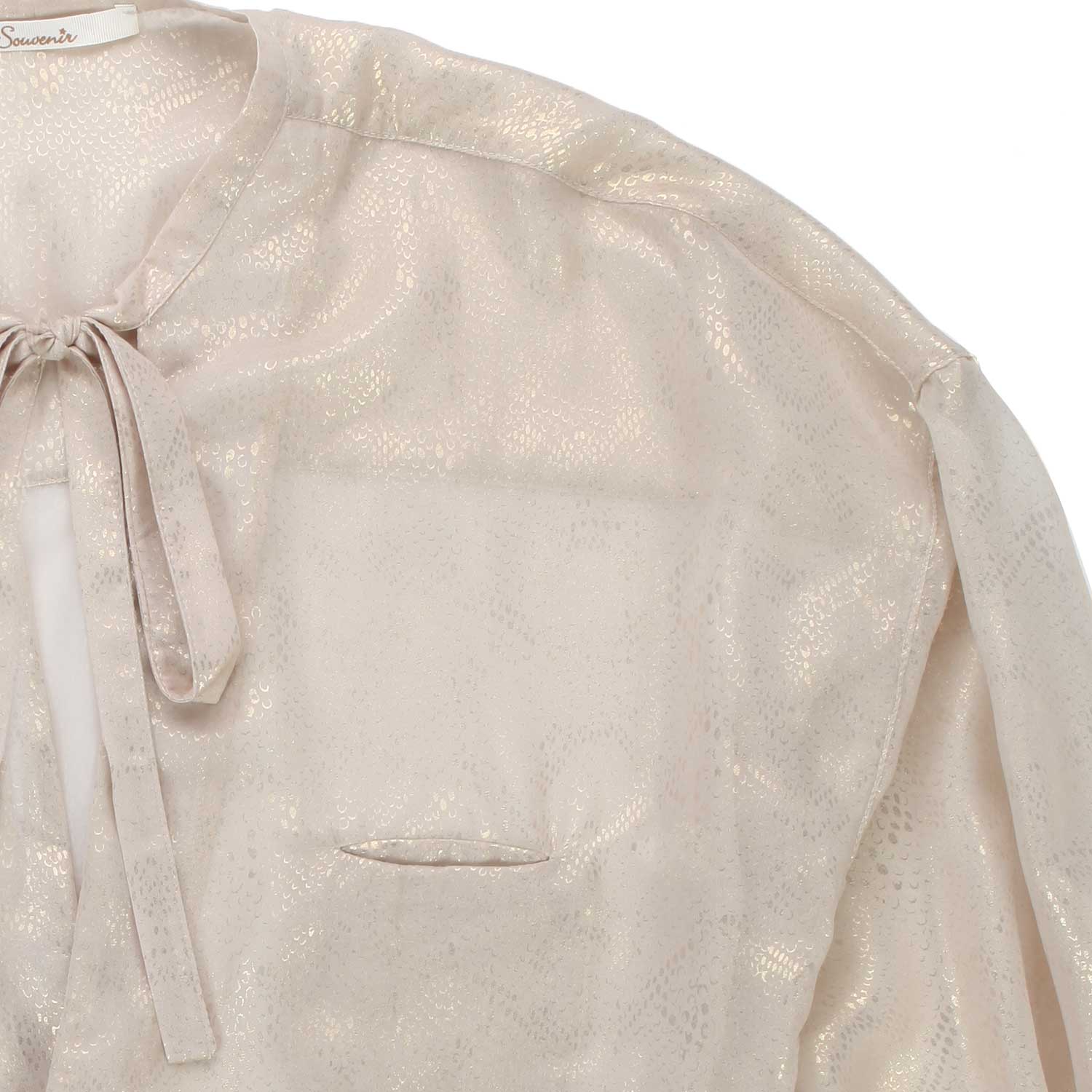 BLUSA BEIGE E ORO DONNA E TEENAGER - annameglio.com abbigliamento moda