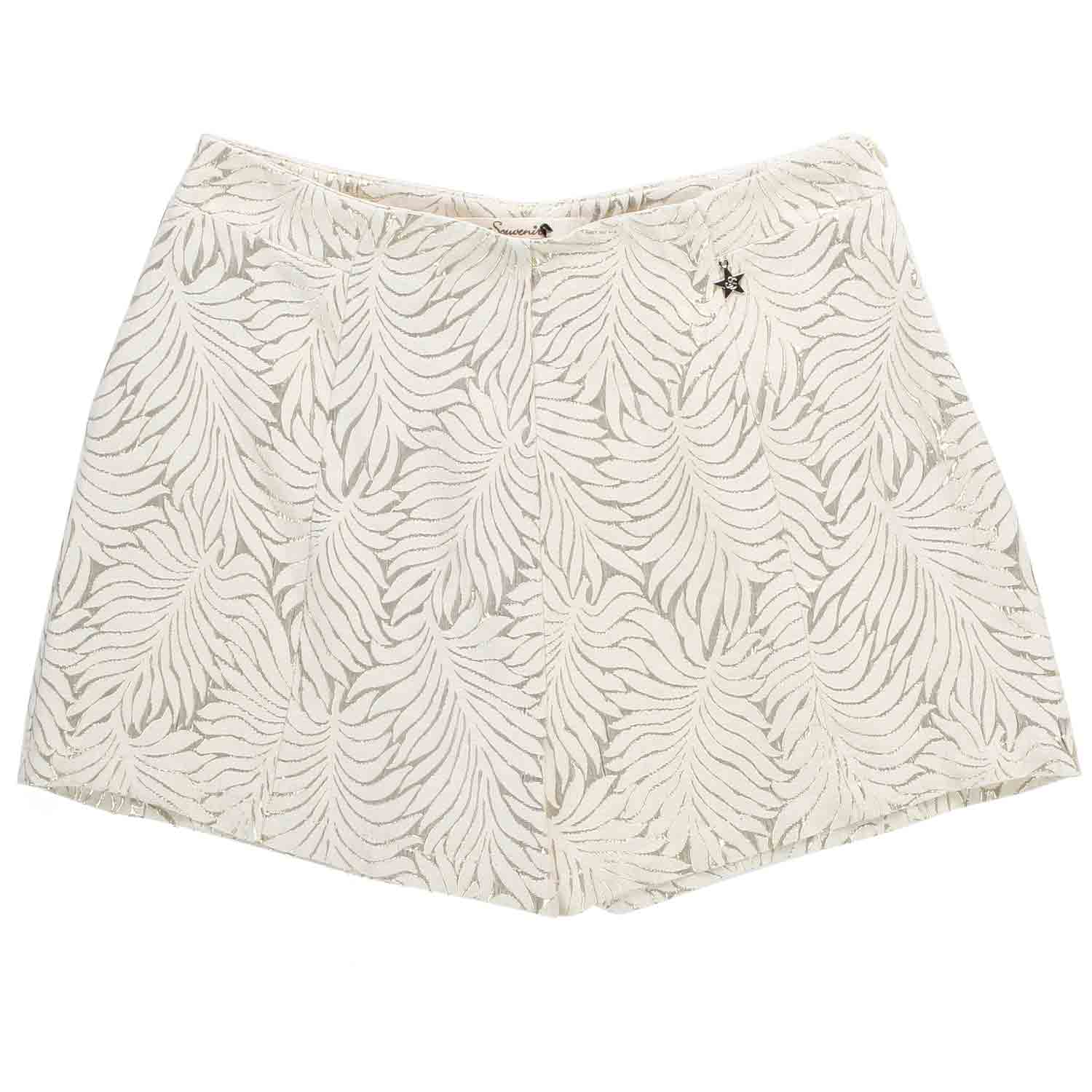SHORTS PANNA E ORO JACQUARD DONNA E TEEN - annameglio.com abbigliamento moda