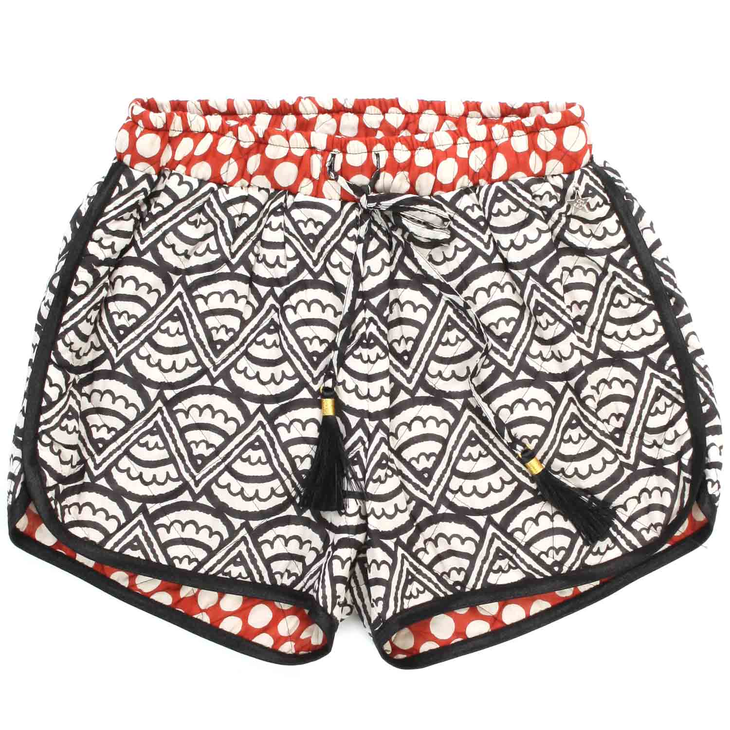 SHORTS TRAPUNTATI IN DOPPIA FANTASIA DONNA E TEEN - annameglio.com abbigliamento moda