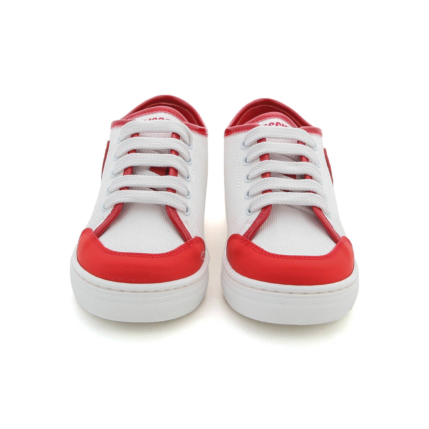 SNEAKER BIANCA E ROSSA BAMBINA BABY - annameglio.com abbigliamento moda