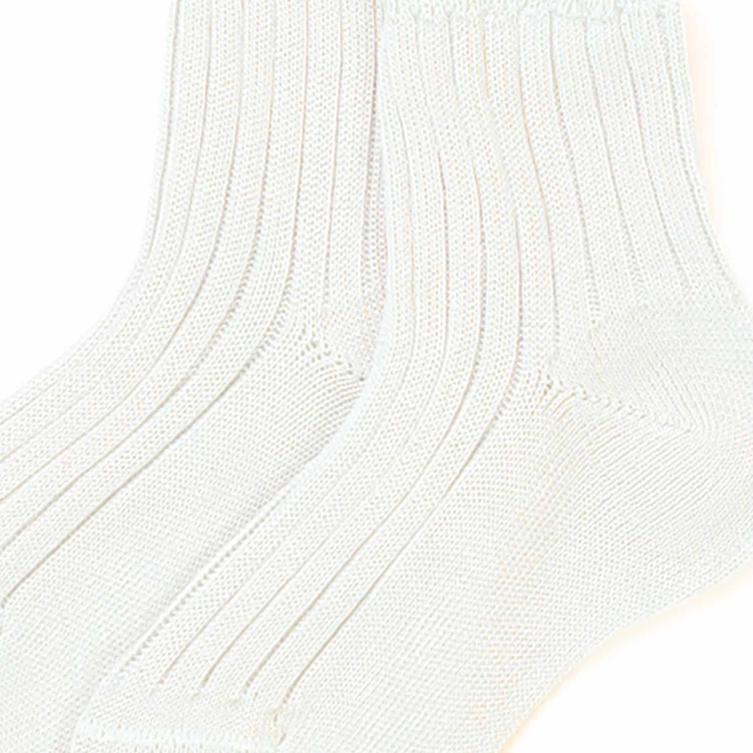 CALZINI FILO DI SCOZIA BIANCHI BABY UNISEX - annameglio.com abbigliamento moda