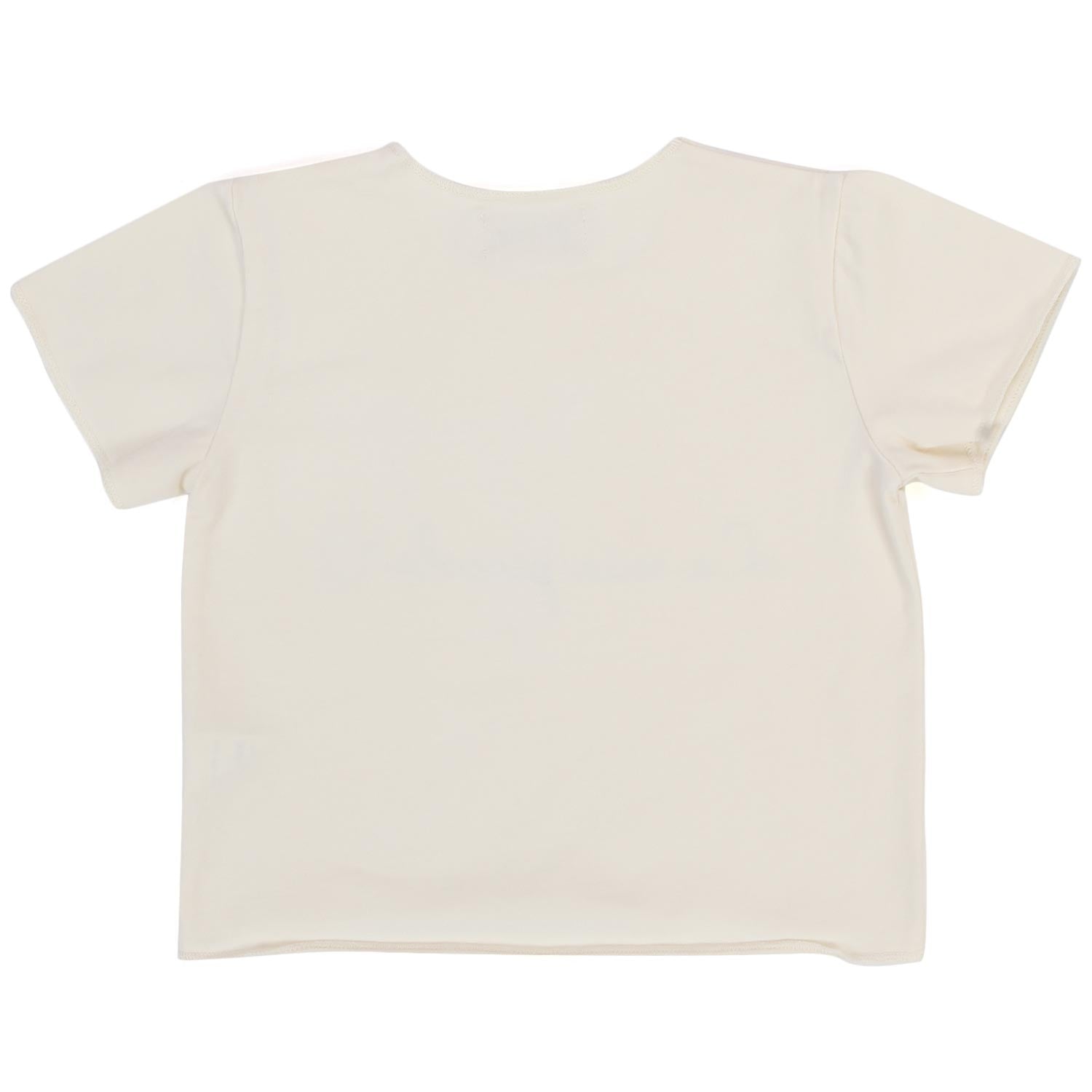 T-SHIRT FRESIA BEIGE NEONATA - annameglio.com abbigliamento moda