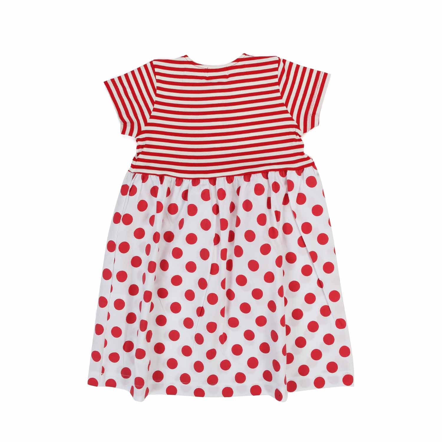 ABITO CAMELIA BIANCO E ROSSO BAMBINA - annameglio.com abbigliamento moda