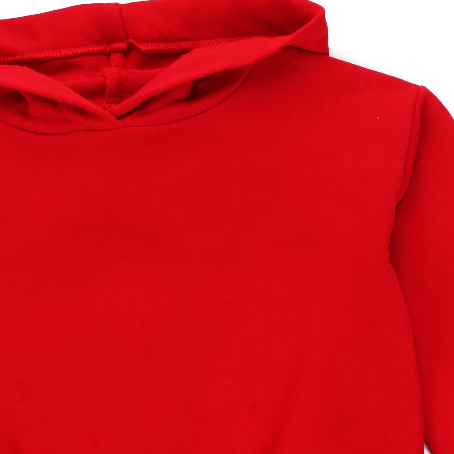 FELPA ROSSA CON CAPPUCCIO BAMBINA - annameglio.com abbigliamento moda