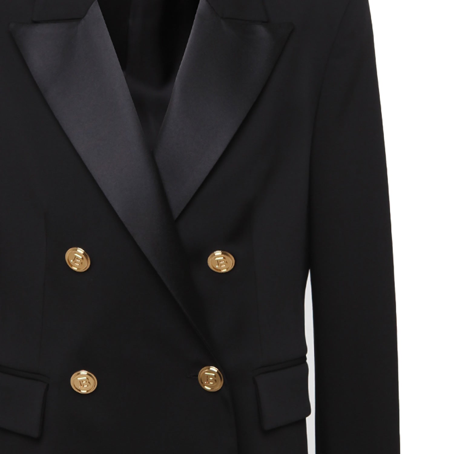 CAPPOTTO DOPPIOPETTO NERO CON BOTTONI ORO - annameglio.com abbigliamento moda