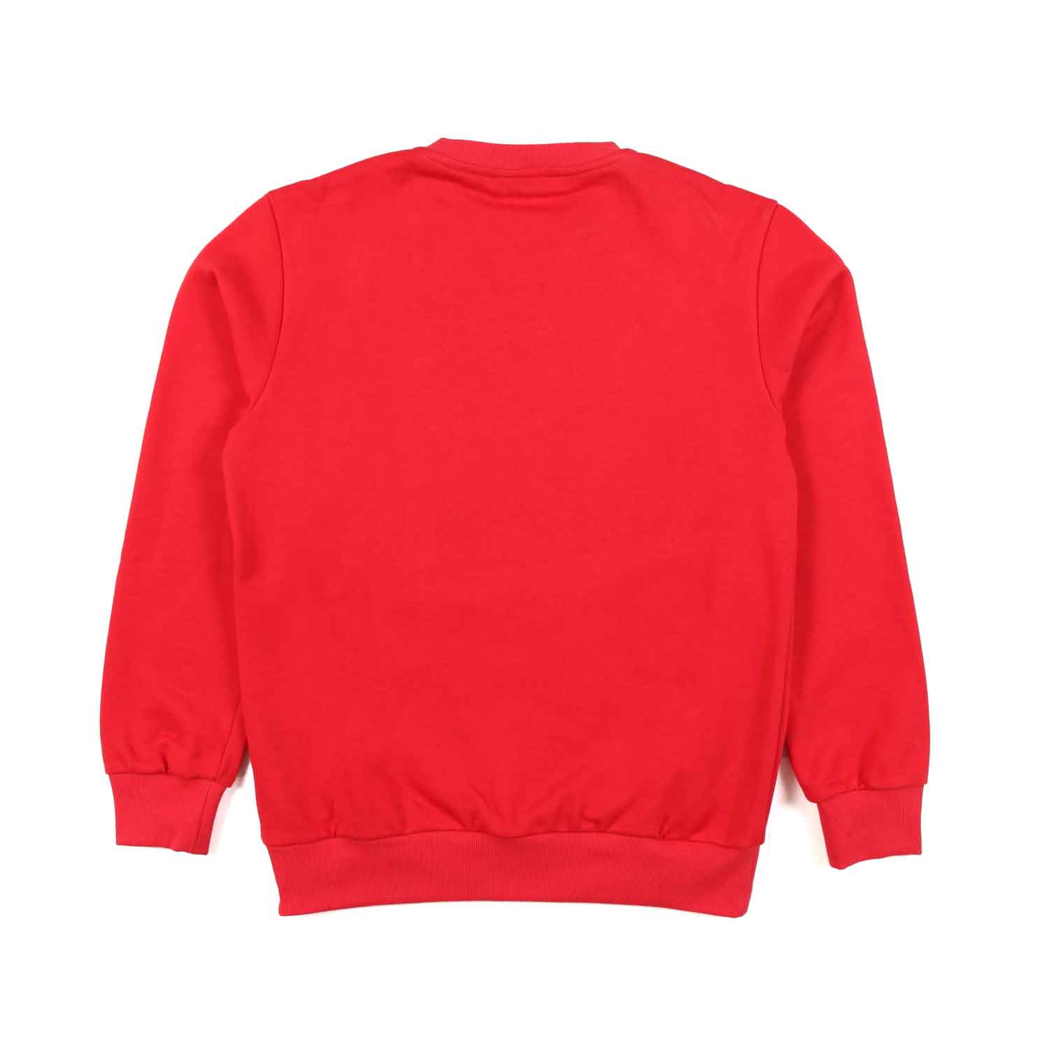 FELPA ROSSA CON PATCH NERA E ORO - annameglio.com abbigliamento moda